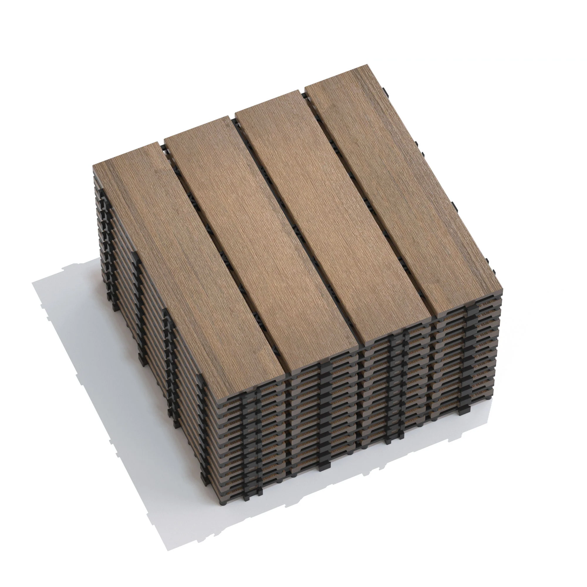 Patio Deck Tiles, Pack Of 22 - Image 6