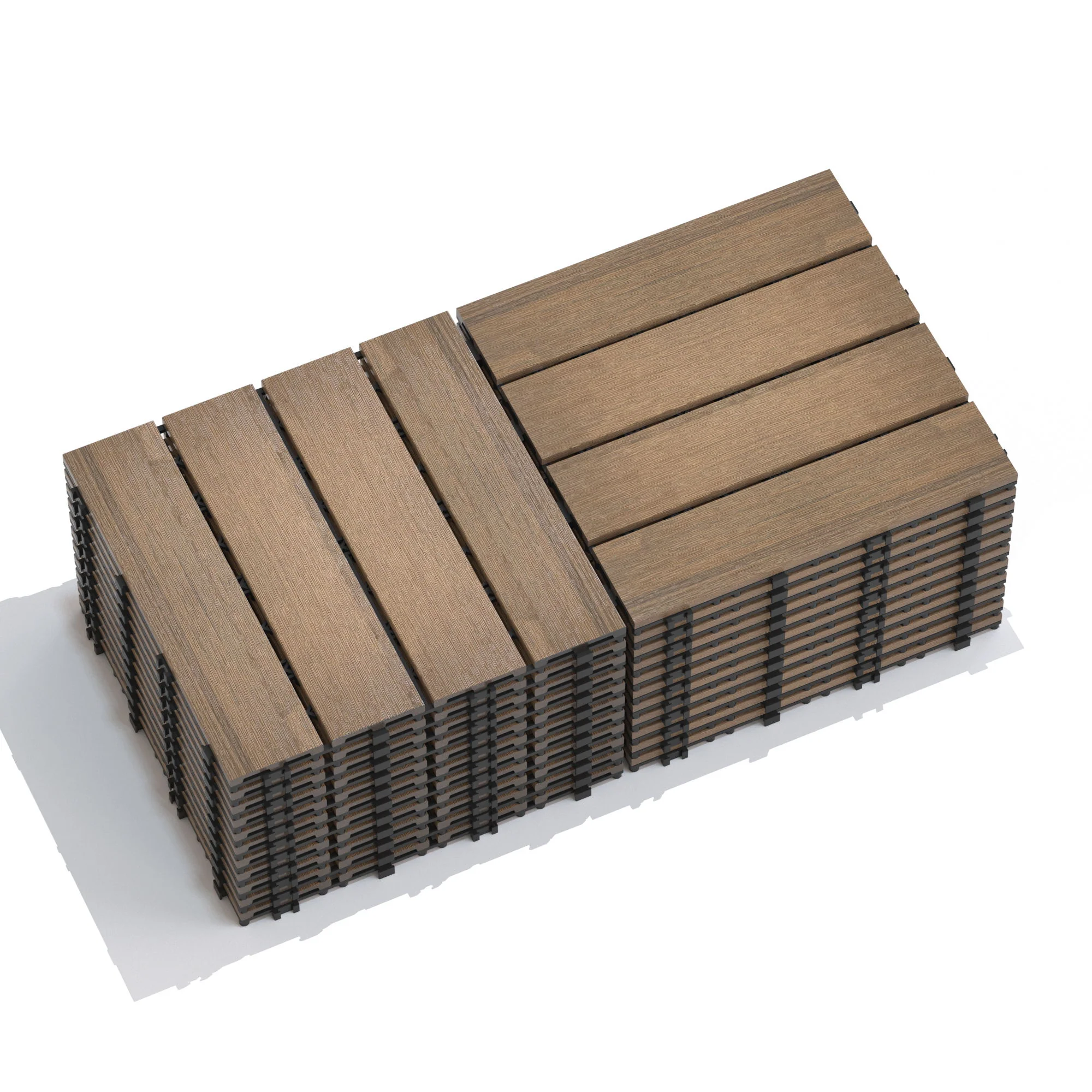 Patio Deck Tiles, Pack Of 22 - Image 8
