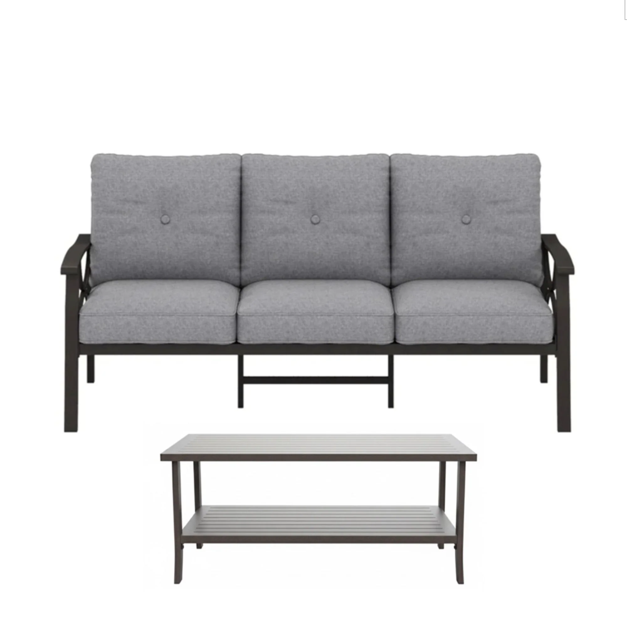 Patio Furniture Set With Coffee Table And Cushions For Backyard - Image 141