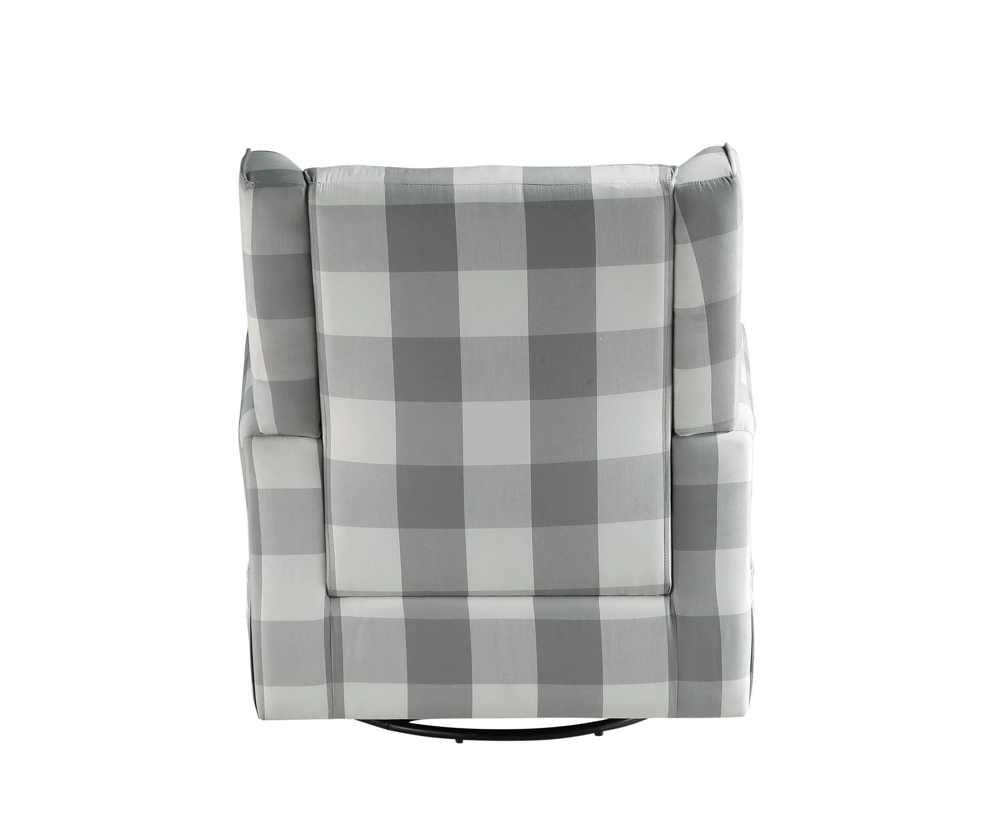 Patli - Glider Chair With Swivel - Gray / White - Image 7