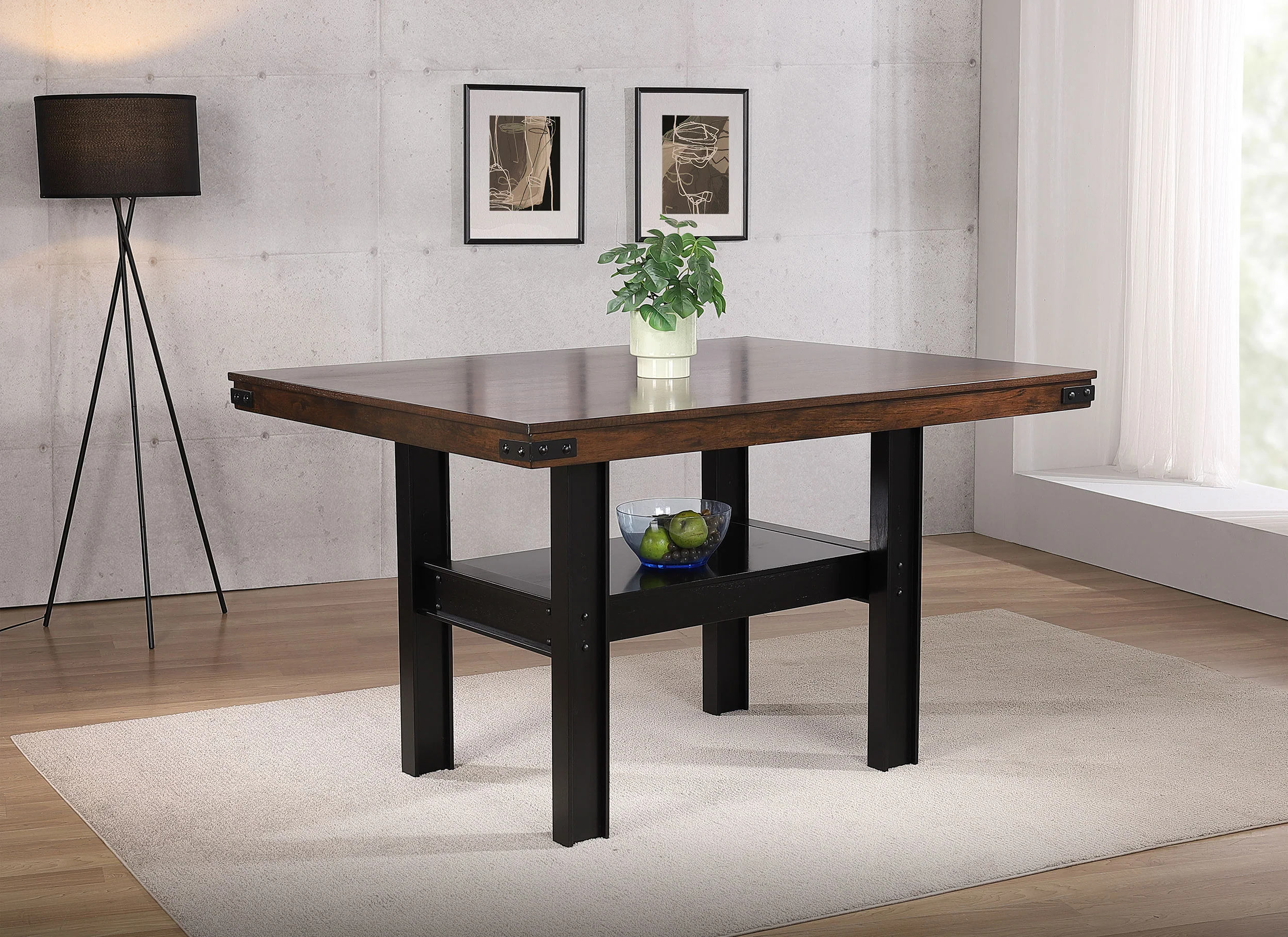Patterson 60-inch Counter Height Dining Table Mango Oak - Image 4