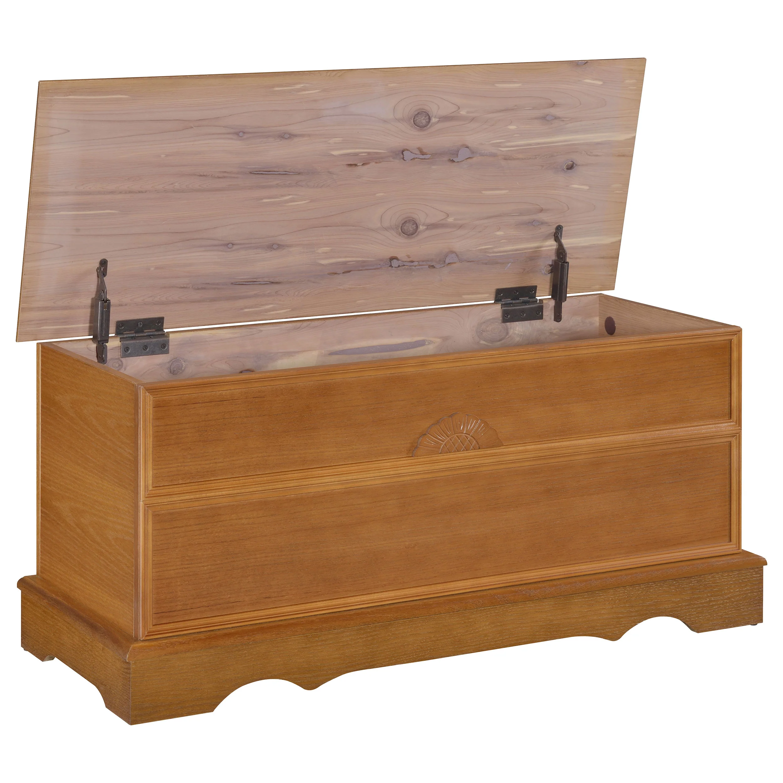 Paula Cedar Chest - Honey Oak Veneer - Image 5