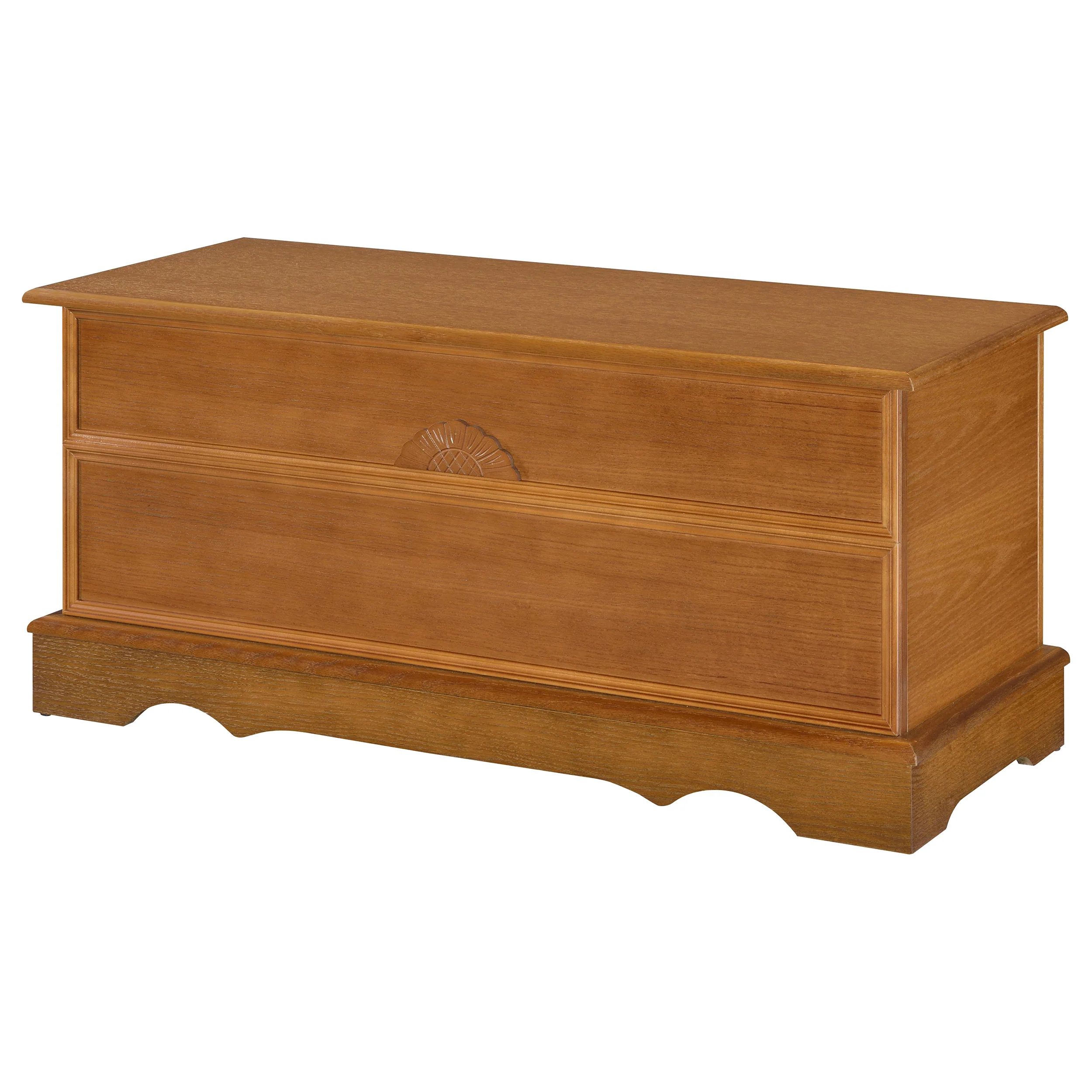 Paula Cedar Chest - Honey Oak Veneer - Image 8