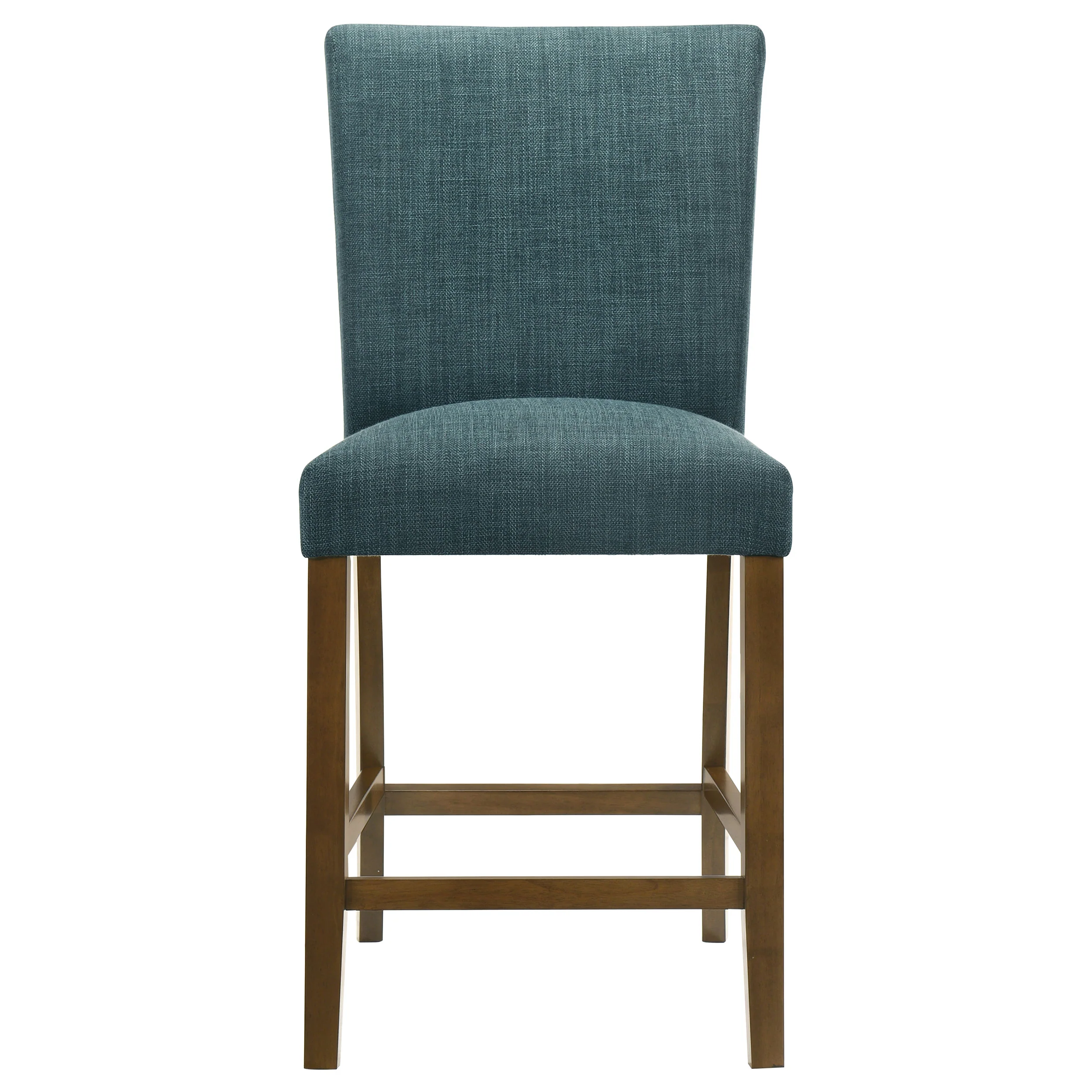 Paxton Upholstered Counter Height Dining Chair Teal Blue Set of 2 - Image 2
