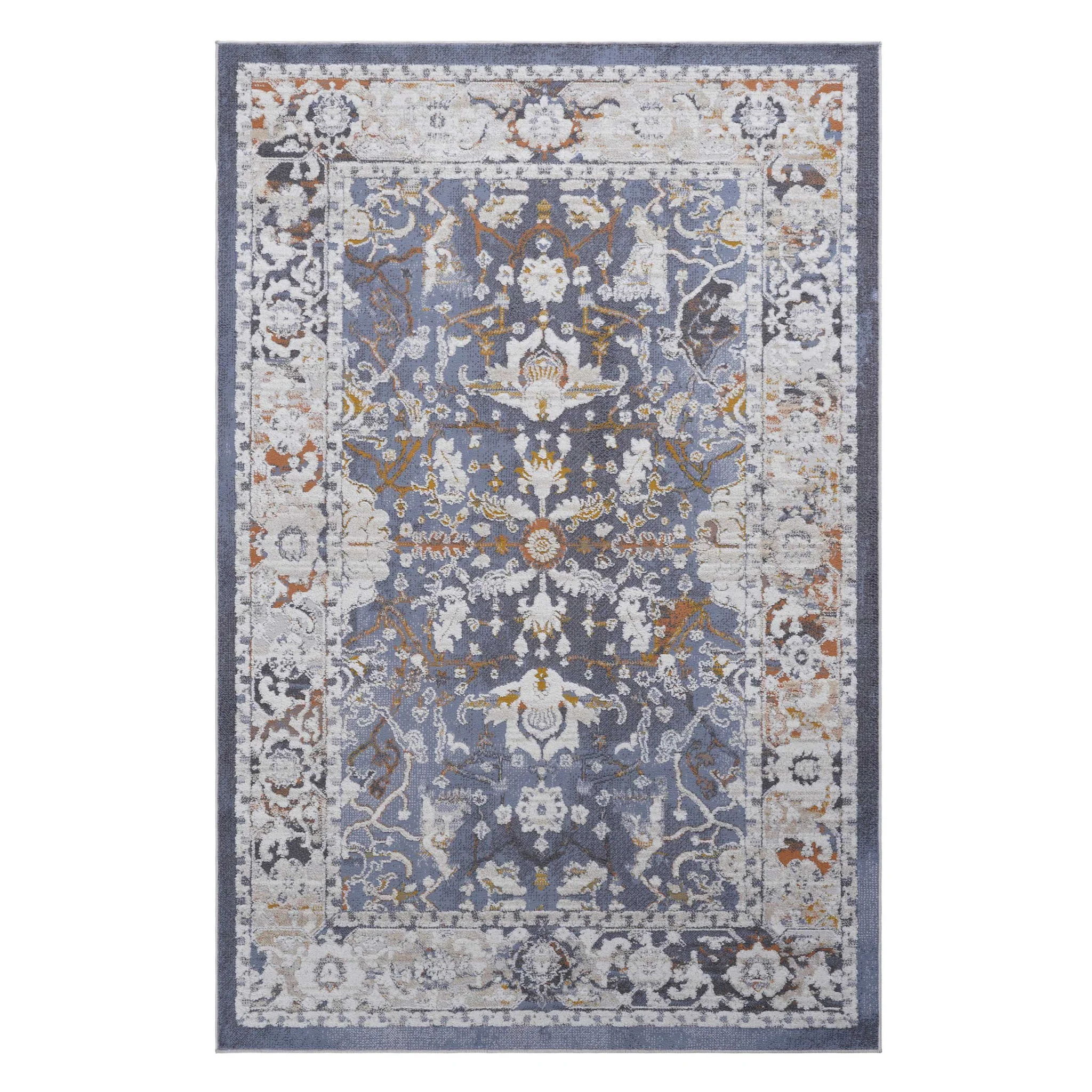 Payas - 6' X 9' Traditional Area Rug - Blue - Image 7