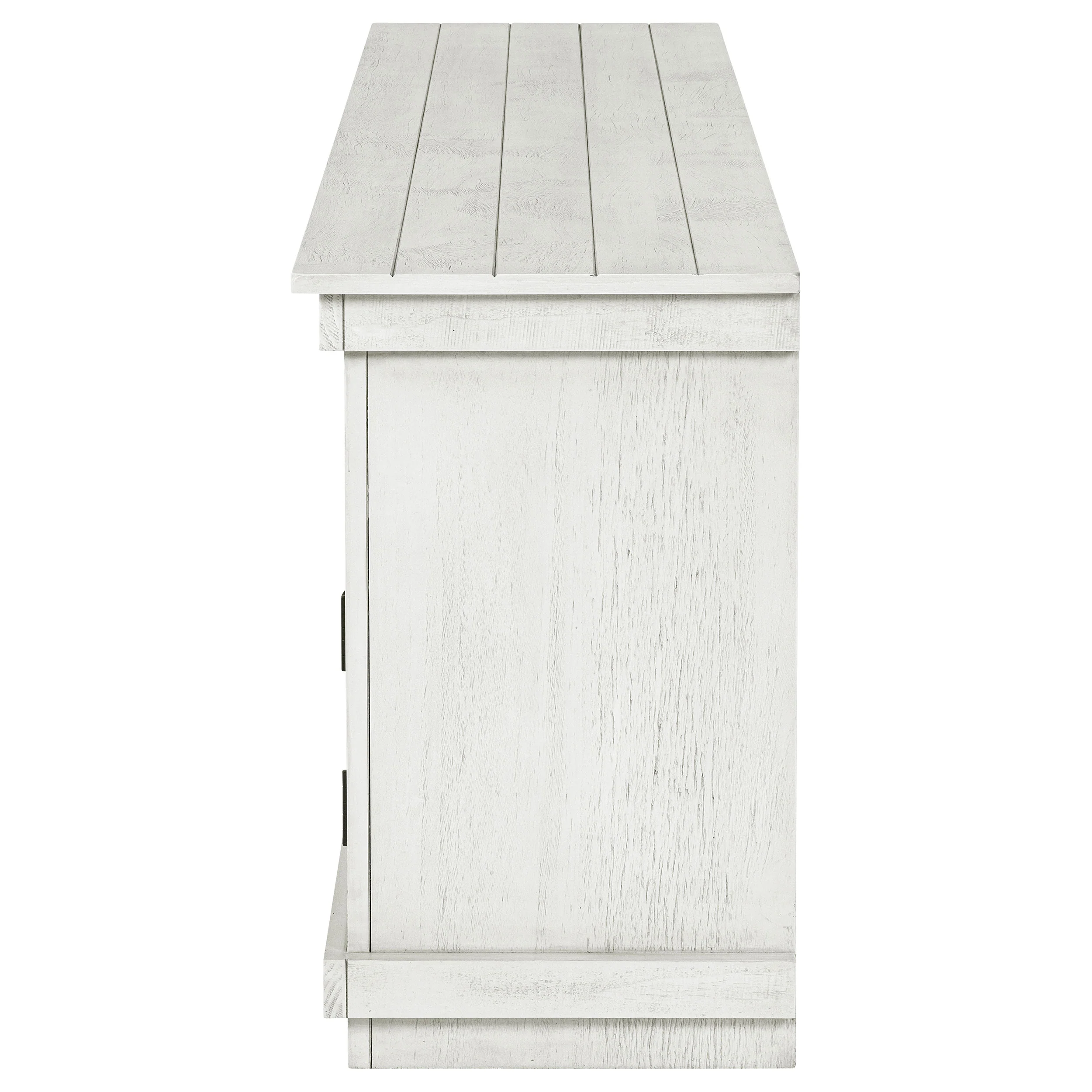 Payne 70-Inch TV Stand Media Console Distressed White - Image 9