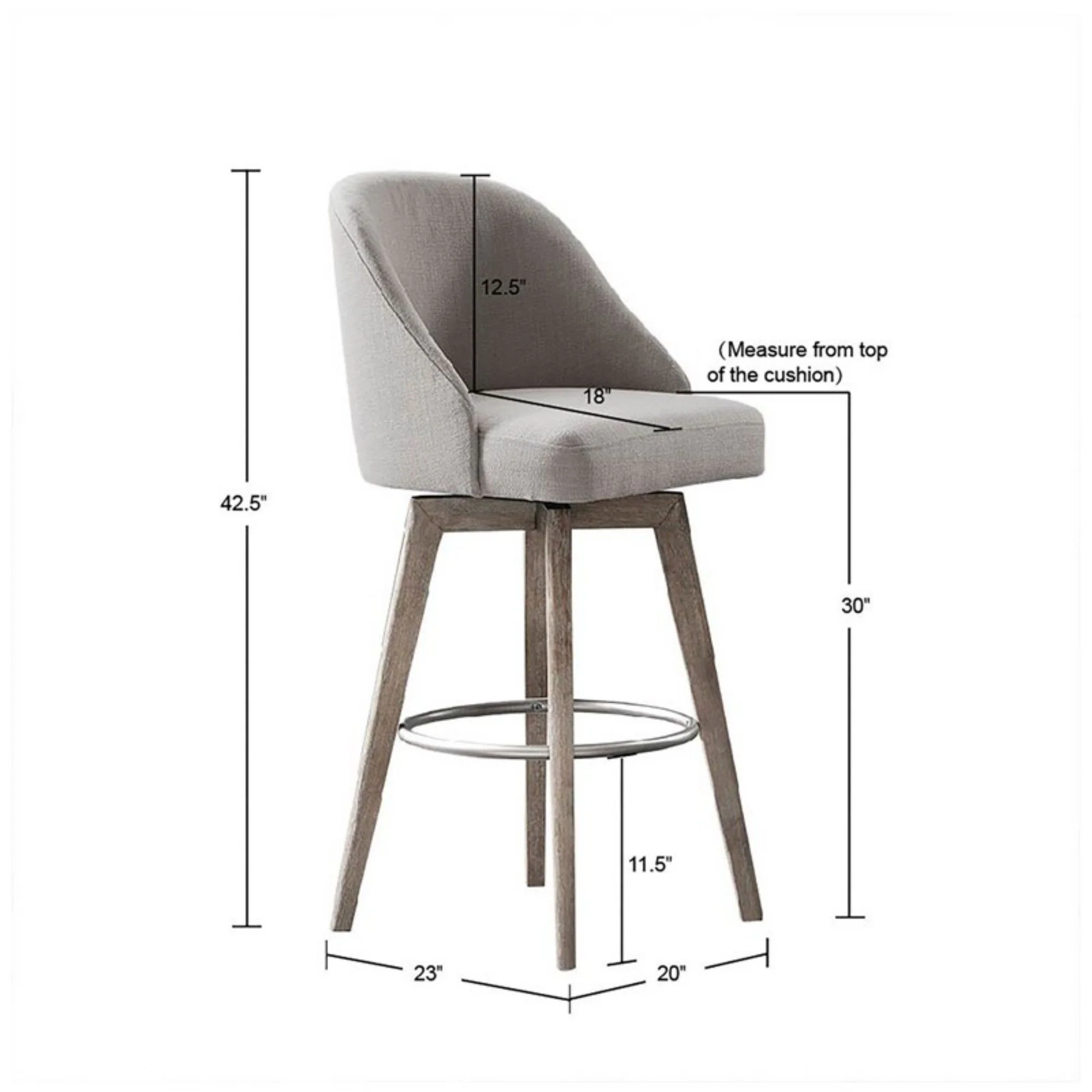 Pearce - Bar Stool With Swivel Seat - Image 6