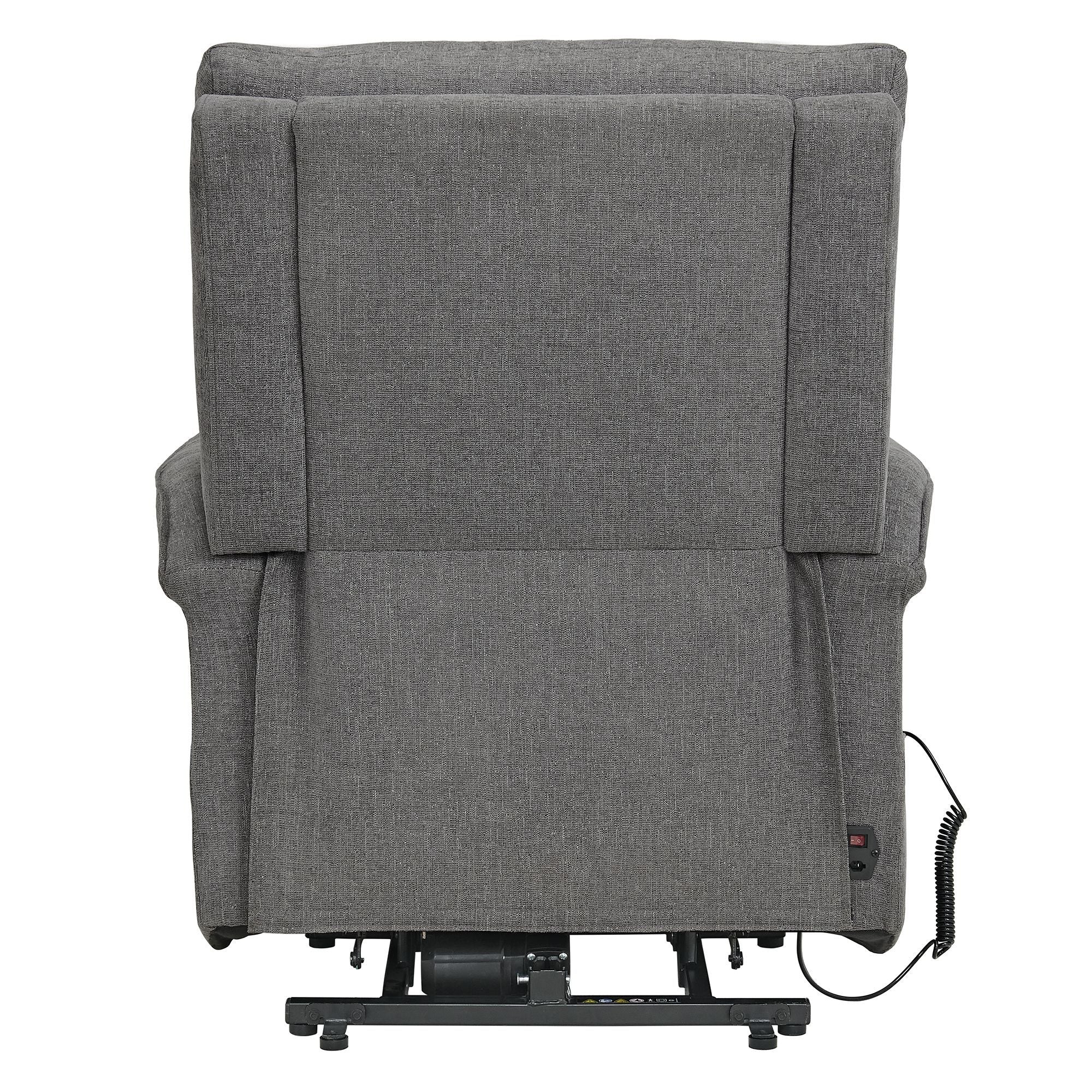 Pecos - Power Motion Lift Chair - 15337-2 Ribbit Charcoal - Image 6