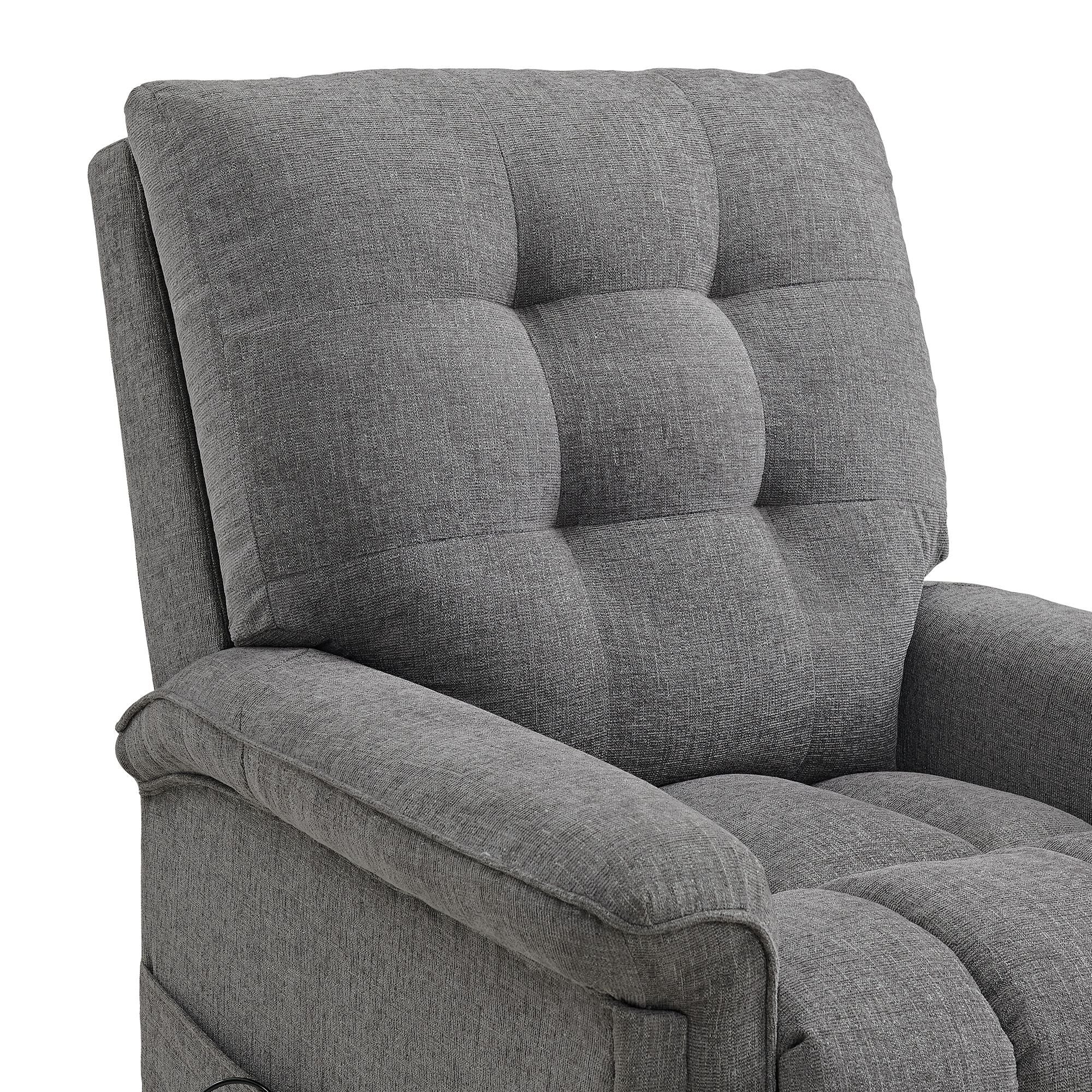 Pecos - Power Motion Lift Chair - 15337-2 Ribbit Charcoal - Image 7