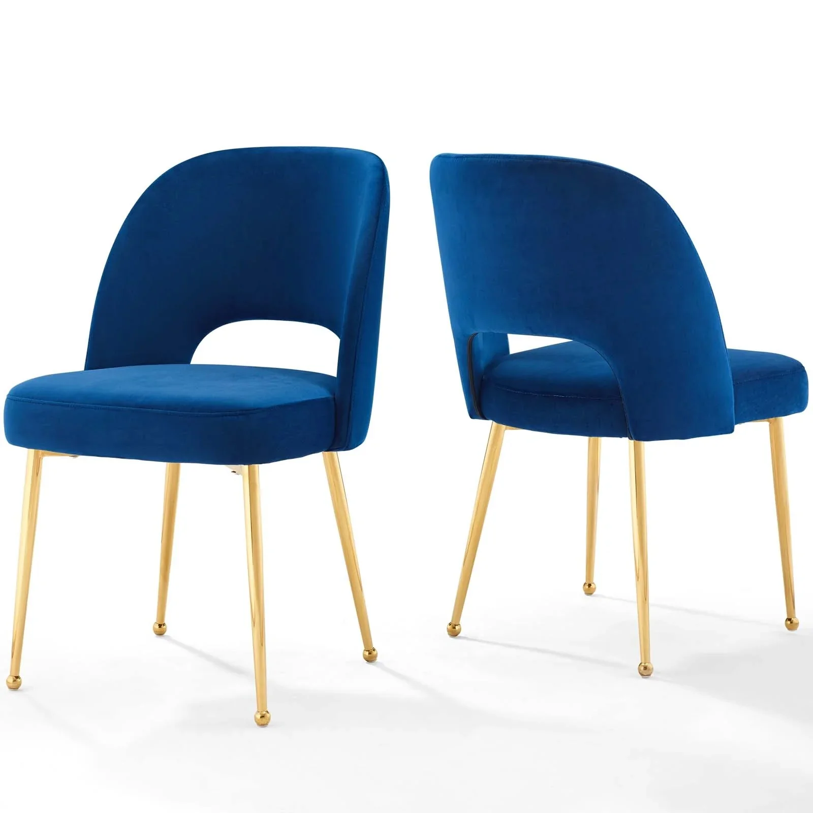 Performance Velvet Dining Room Side Chairs Set of 2
