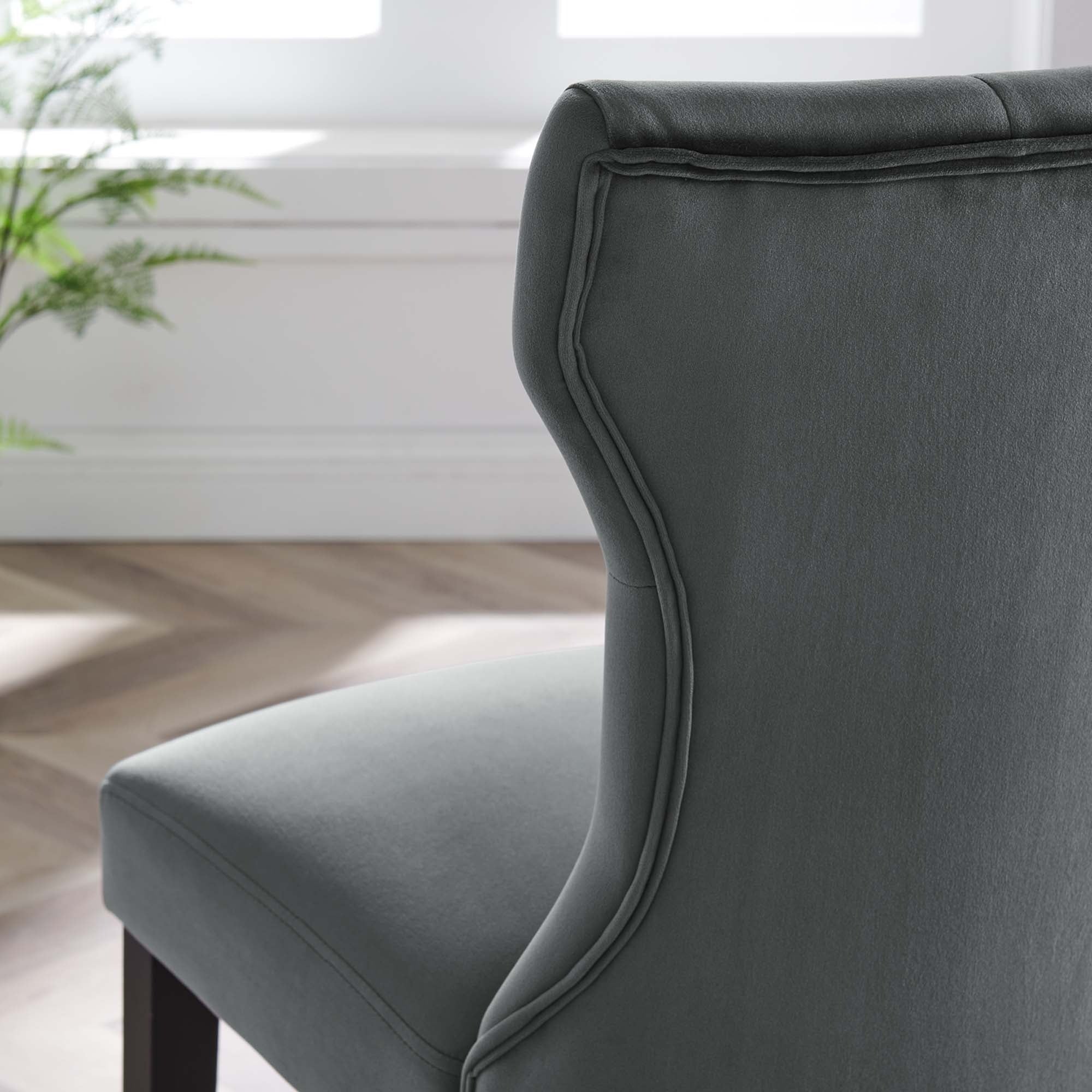 Performance Velvet Dining Side Chairs Set of 2 - Image 22