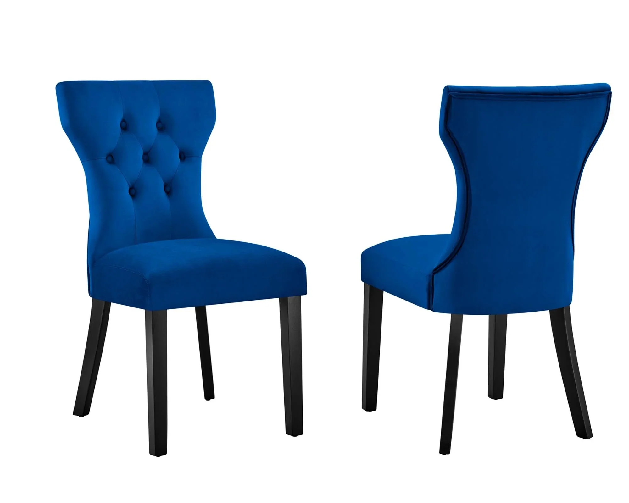 Performance Velvet Dining Side Chairs Set of 2 - Image 30
