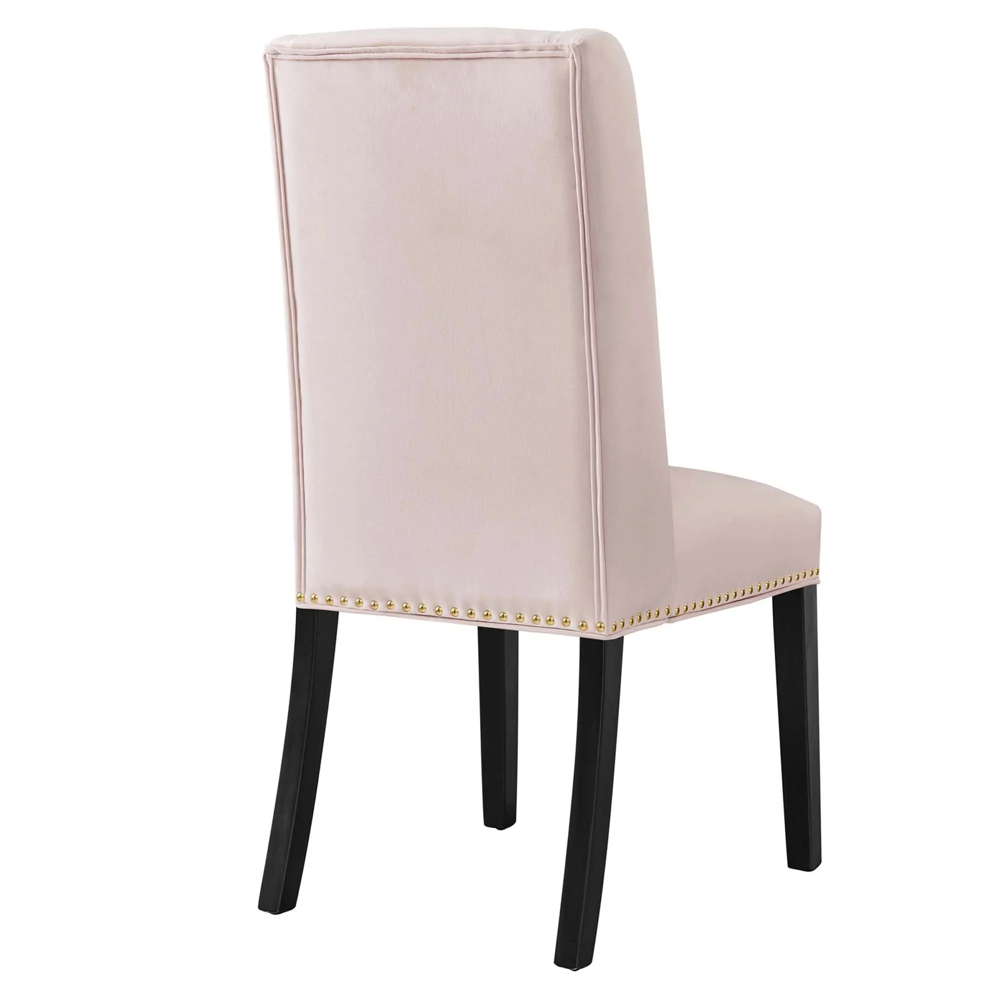Performance Velvet Dining Side Chairs Set of 2 with Nailhead Trim - Image 10