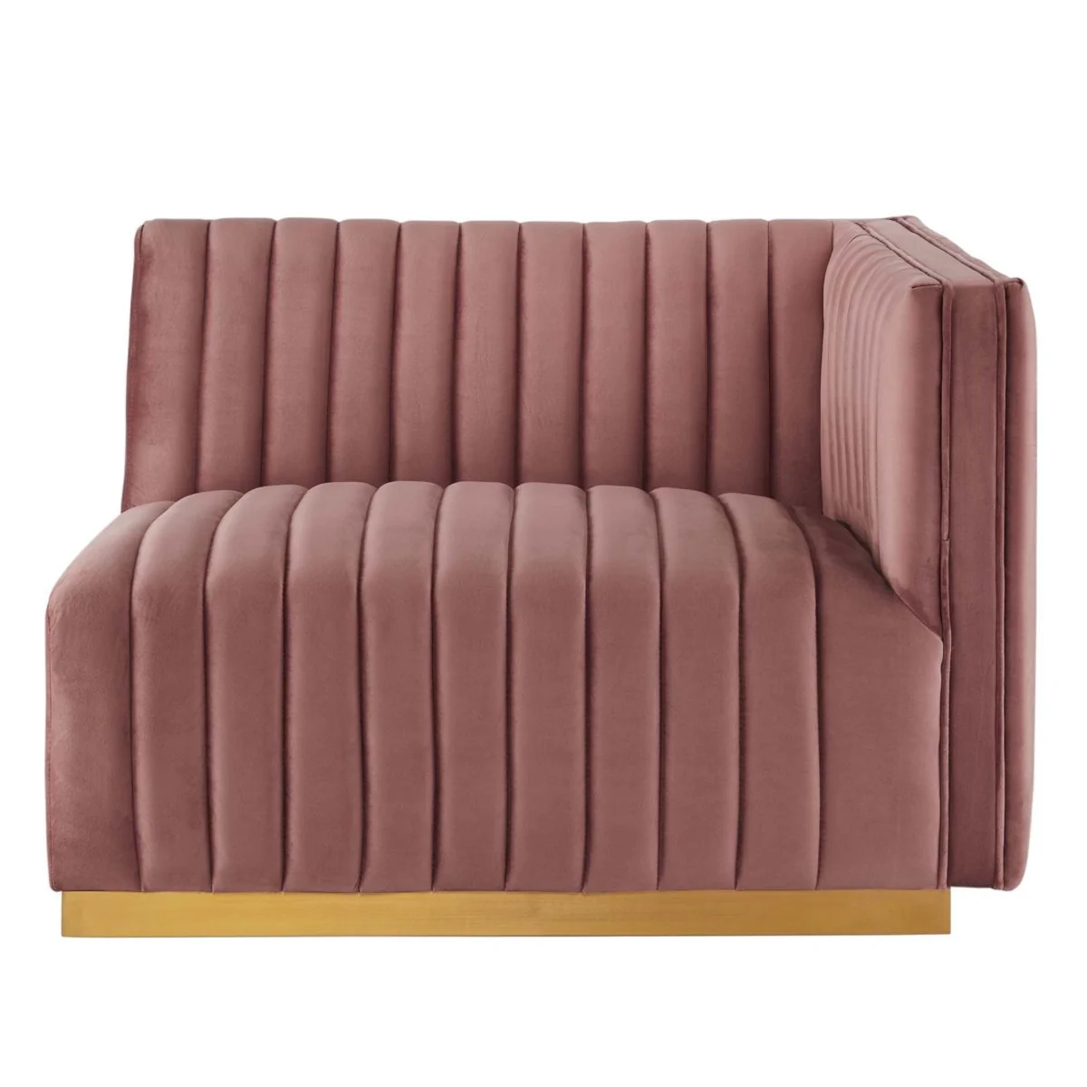 Performance Velvet Right-Arm Sectional Chair 41.5 Inch - Image 10