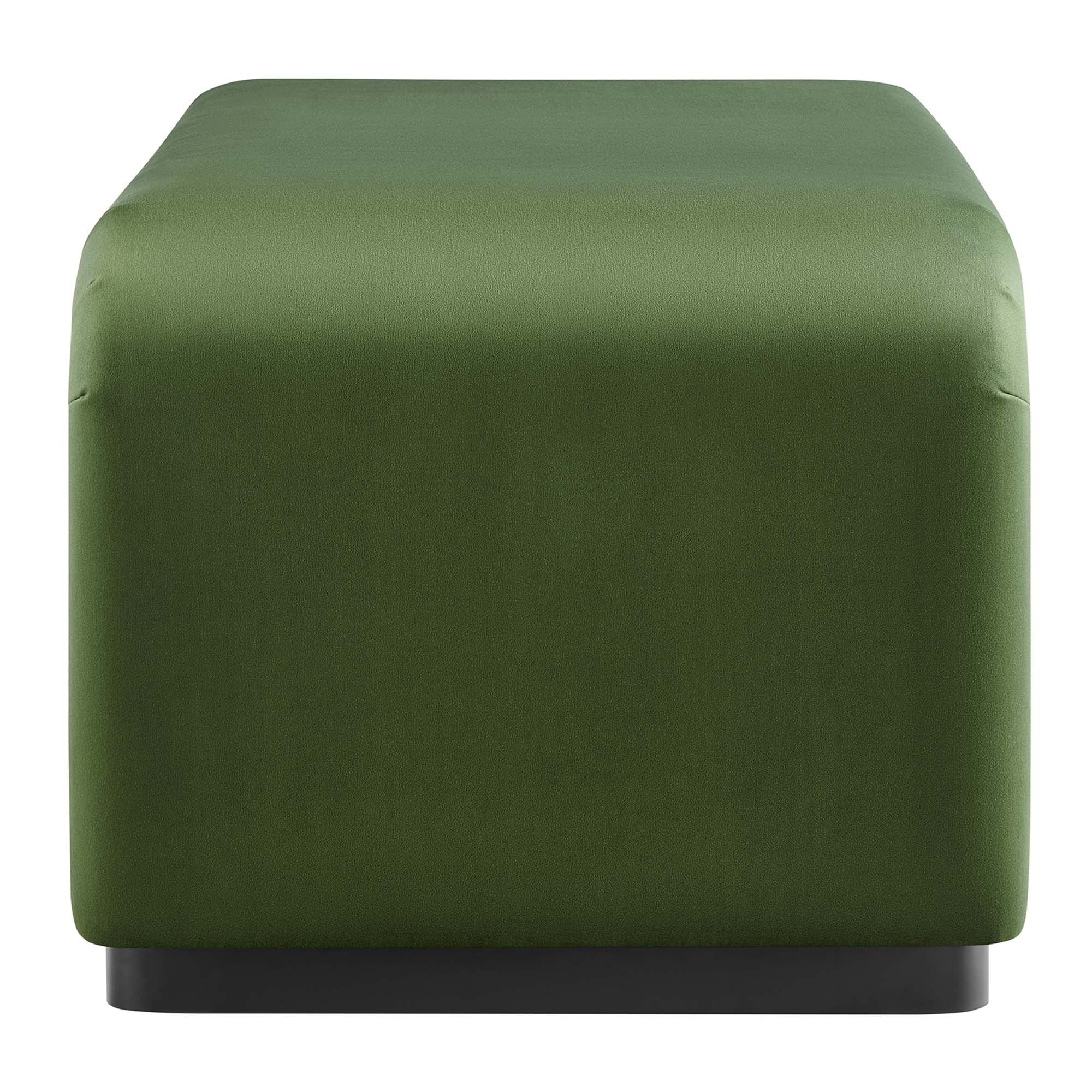 Performance Velvet Waterfall Ottoman with Metal Base – 42 Inch - Image 67