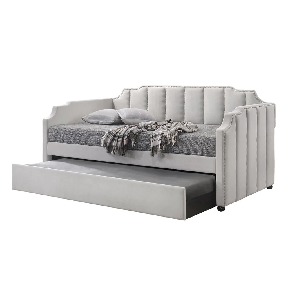 Peridot - Twin Daybed With Trundle - Dove Gray - Image 8
