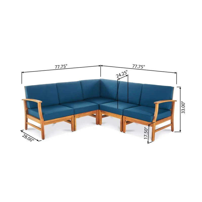 Perla - 5 Pieces Sofa Set - Image 16