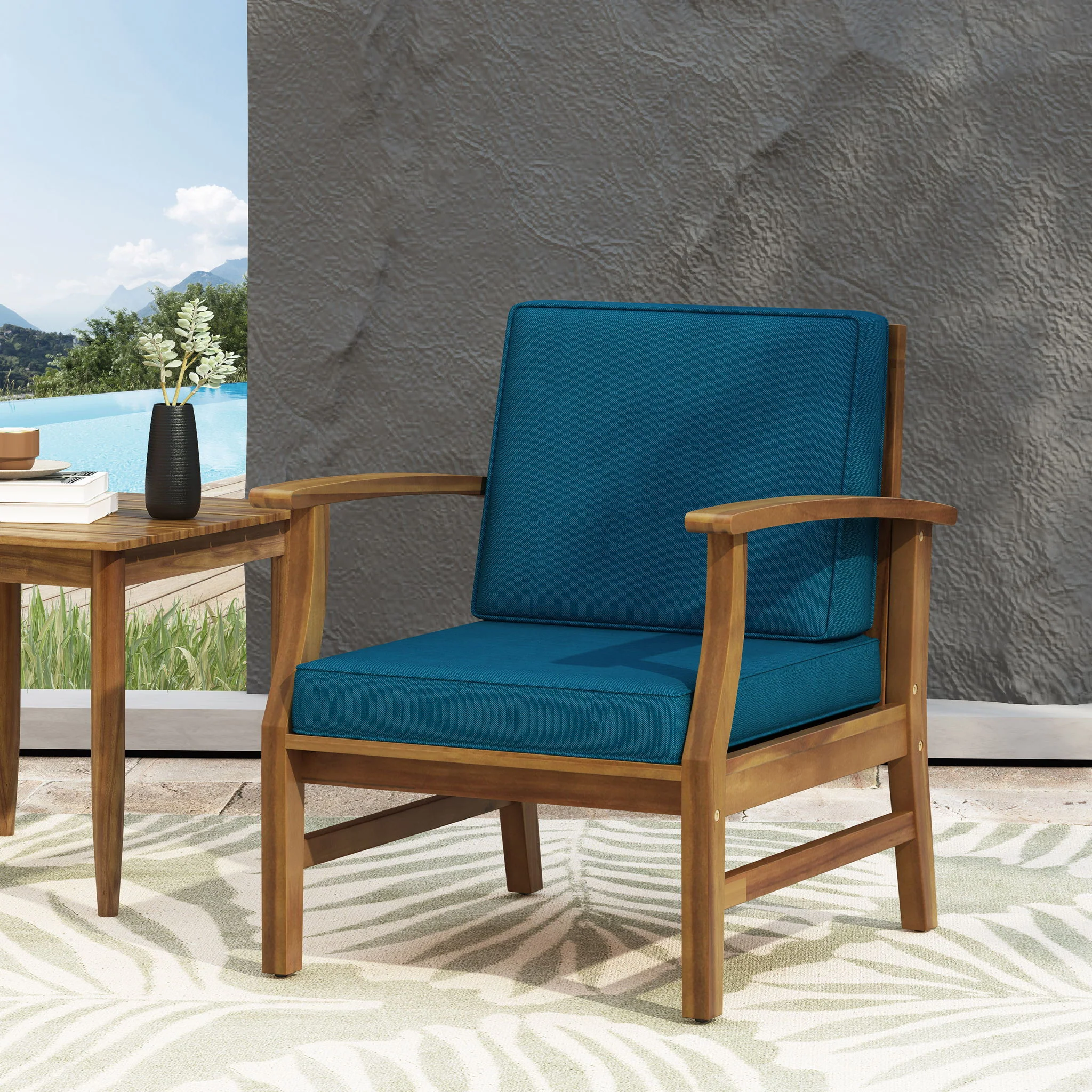 Perla - Contemporary Club Chair With Water Resistant Cushionі - Image 41