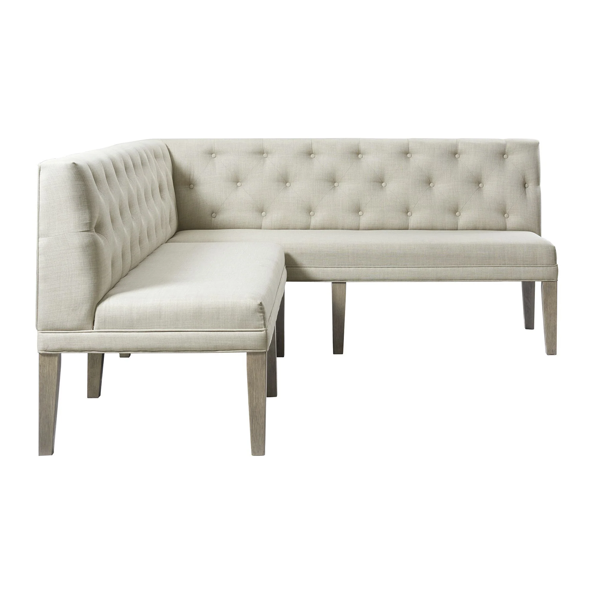 Peyton - Sectional Sofa Dining Set - Gray - Image 3
