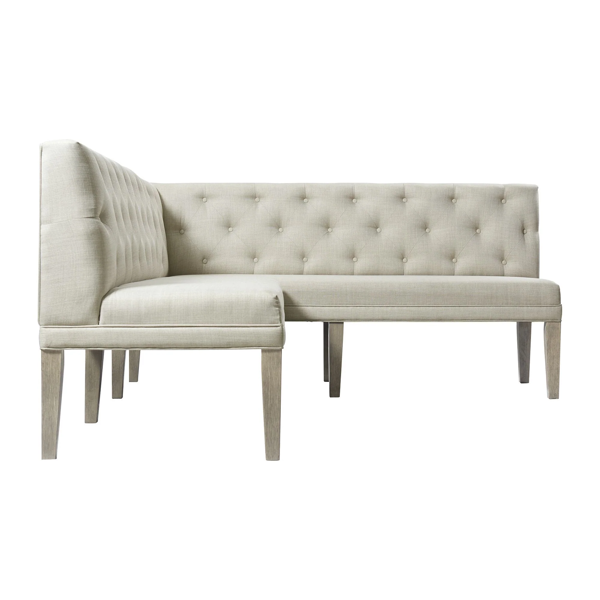 Peyton - Sectional Sofa Dining Set - Gray - Image 4