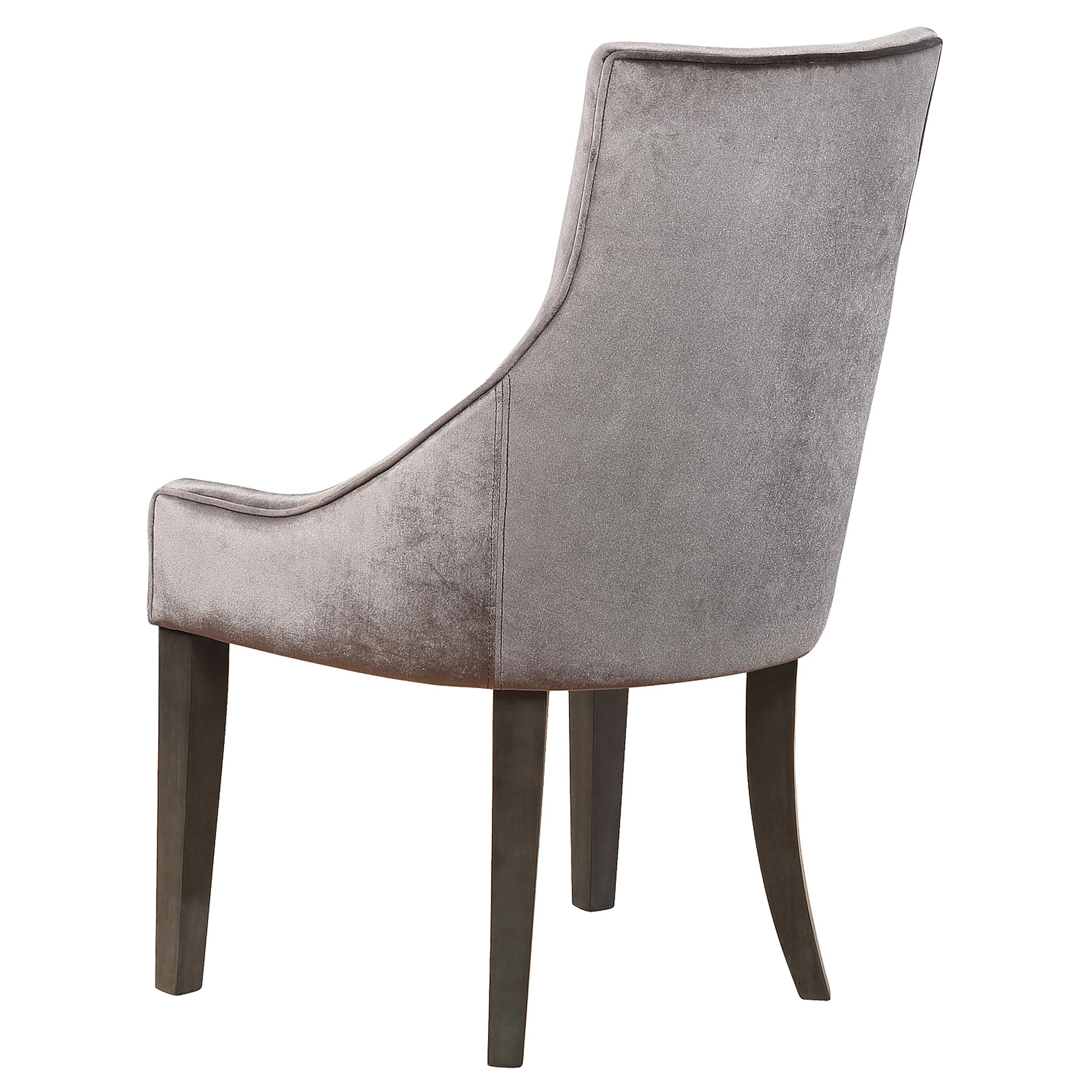 Phelps Velvet Upholstered Dining Side Chair Grey (Set of 2) - Image 9