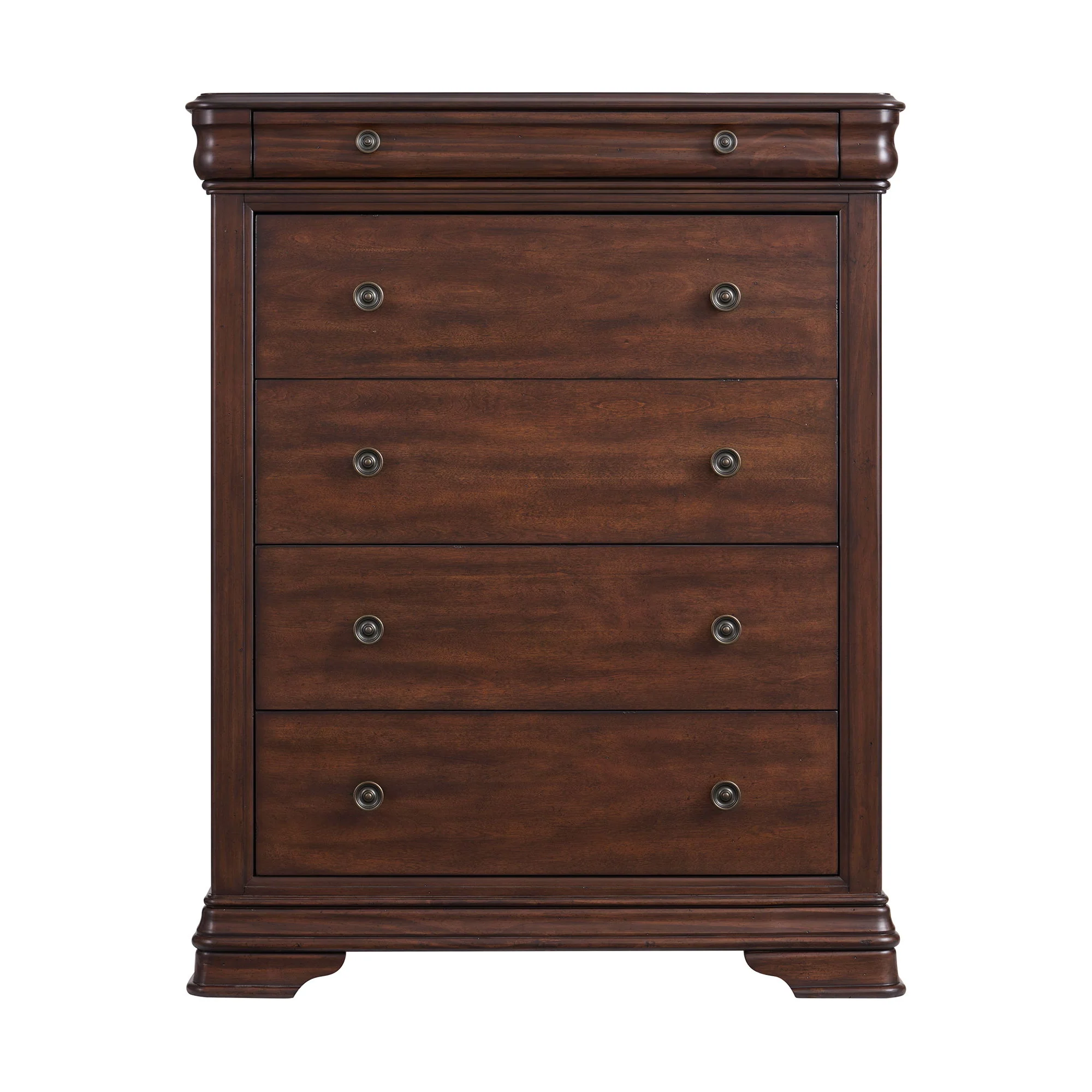 Phillipe - 5-Drawer Chest - Cherry - Image 3