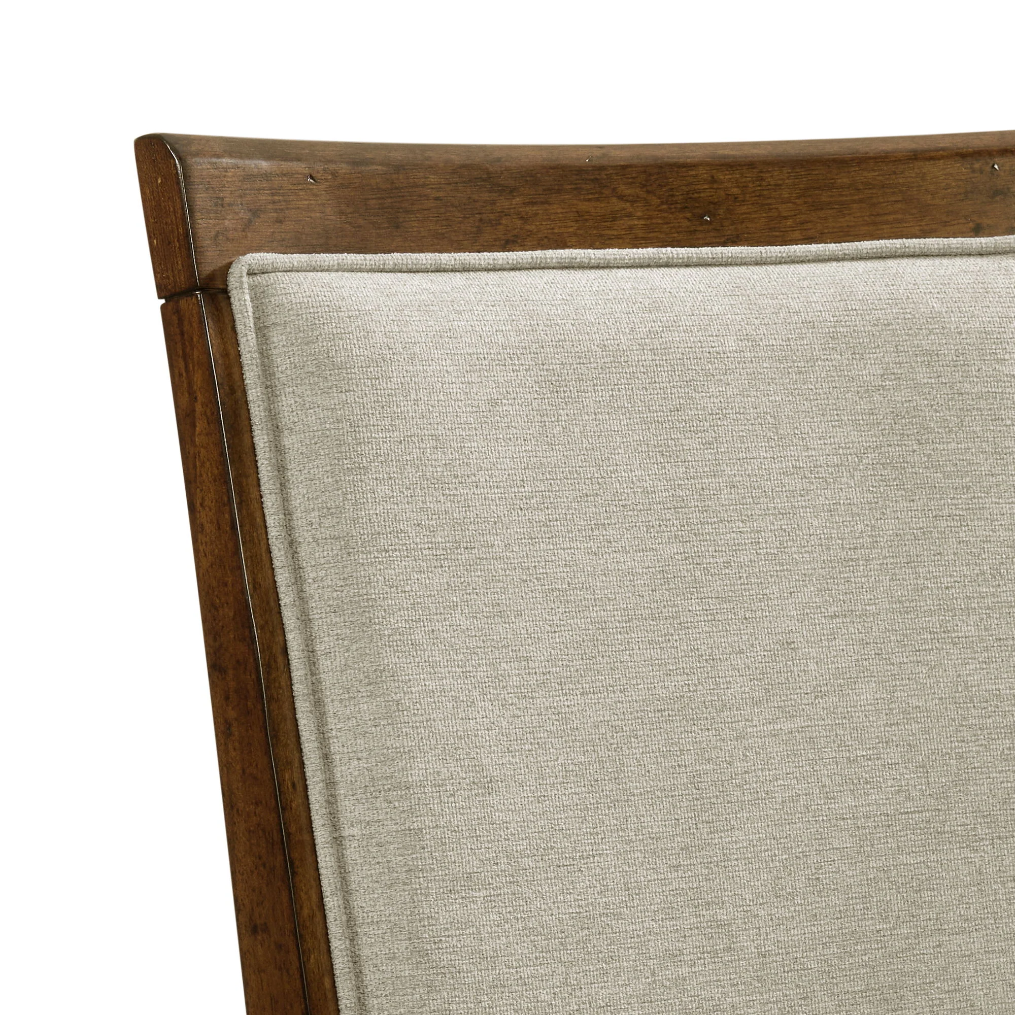 Phillipe - Dining Side Chair With Fabric (Set of 2) - Cherry And Gray - Image 4