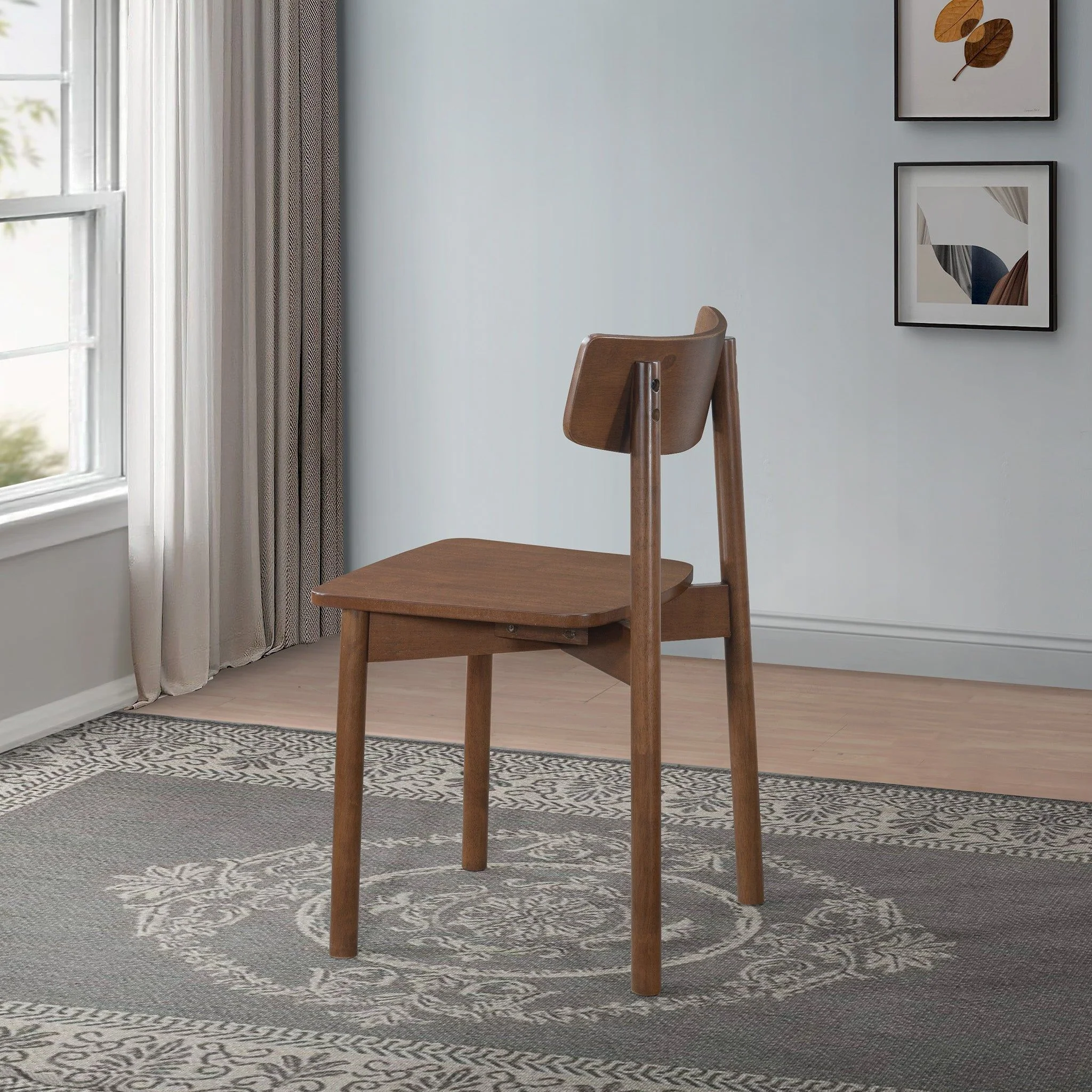 Dining Chair (Set of 2) - Rich Walnut - Image 9