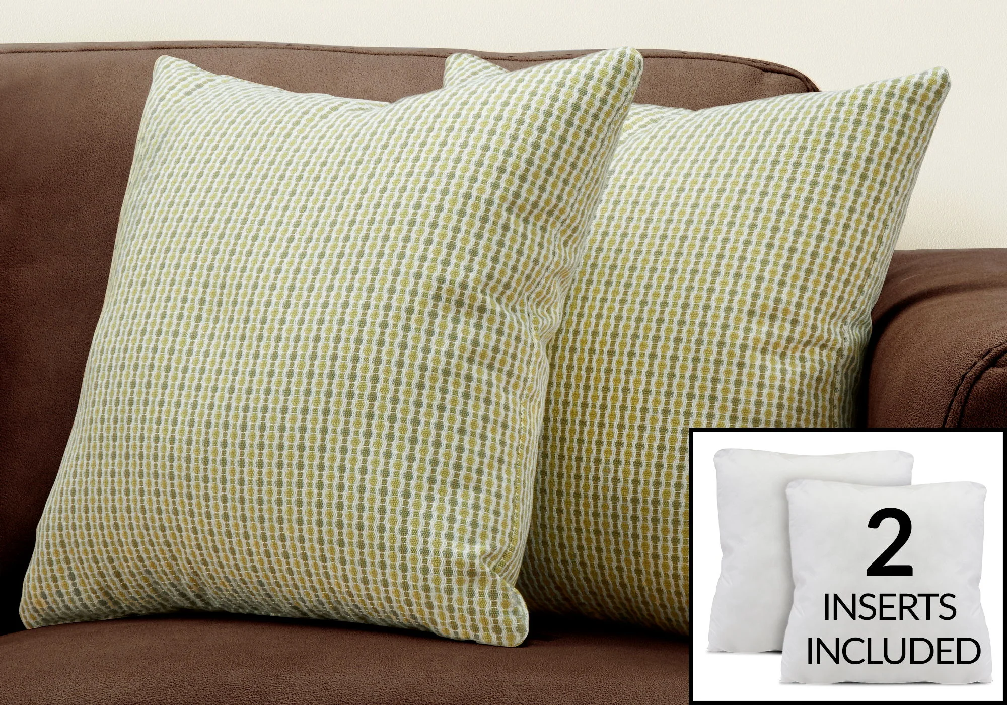 Pillows, Square, Insert Included, Decorative Throw, Hypoallergenic - Image 29