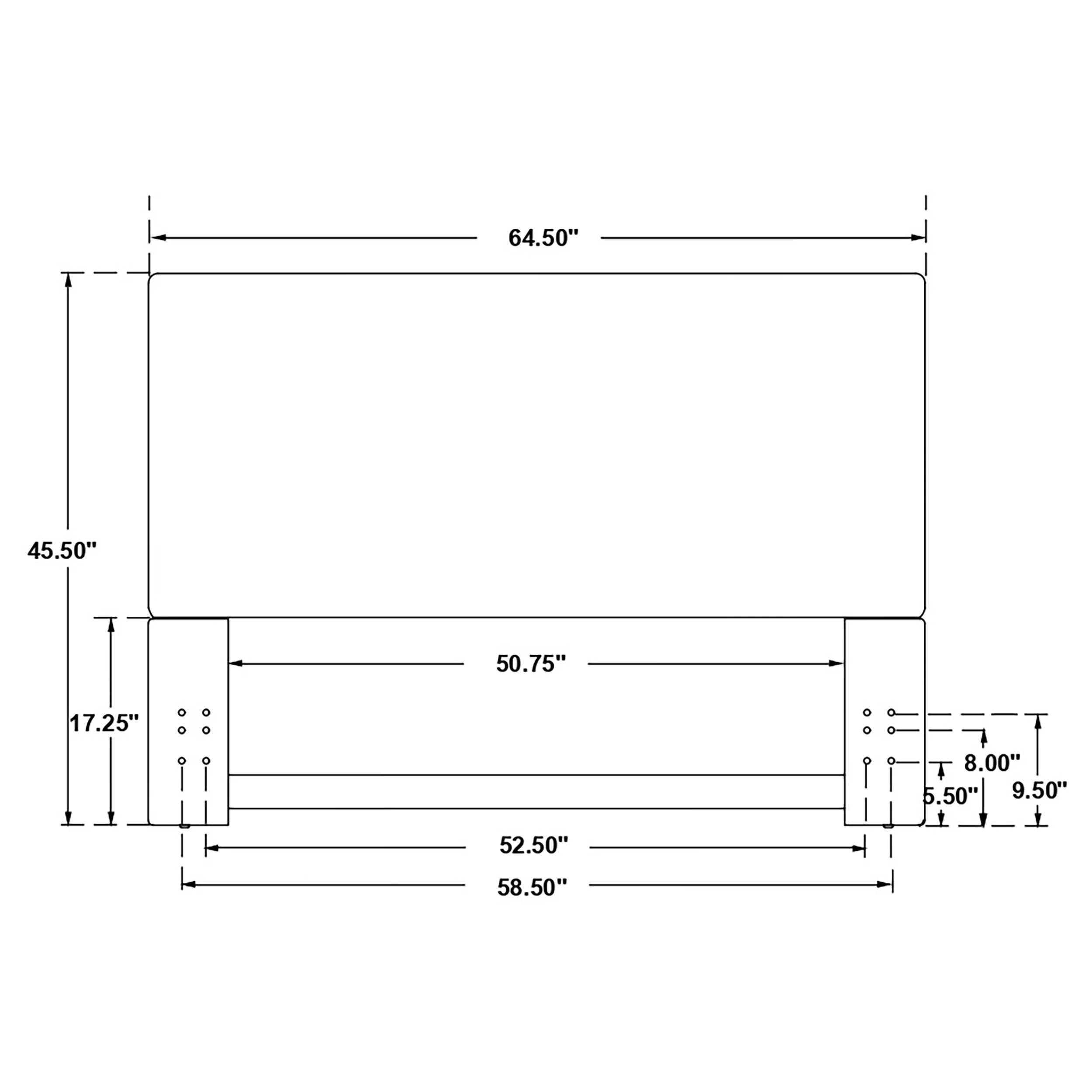 Pirro Upholstered Queen or Full Panel Headboard in Sand - Image 6