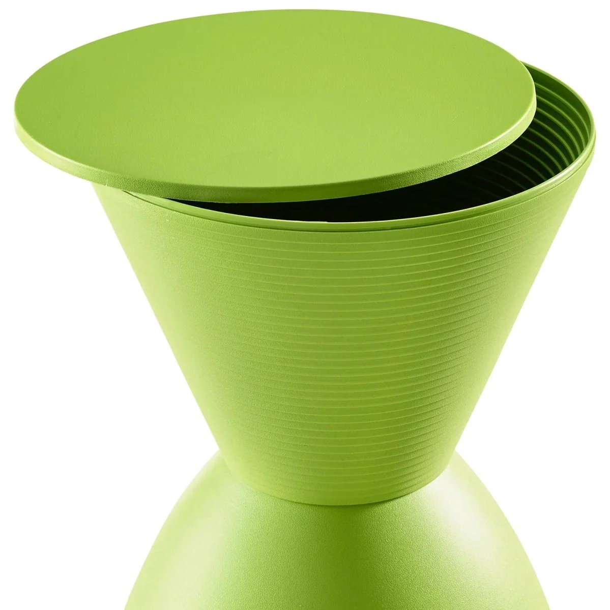 Plastic Accent Stool Side Table with Storage – 17 Inch - Image 6