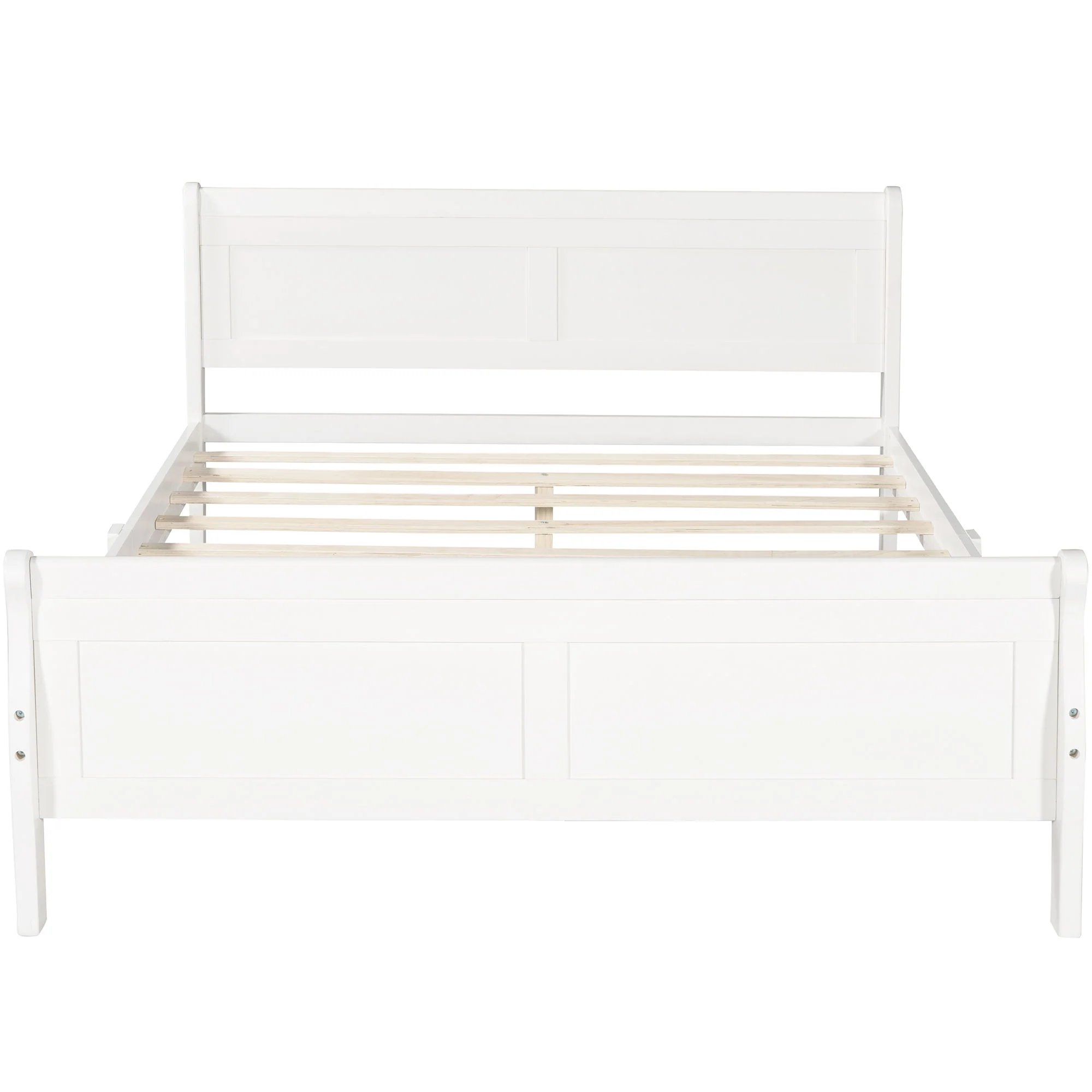 Platform Bed Frame Mattress Foundation Sleigh Bed With Headboard / Footboard / Wood Slat Suppor - Image 41