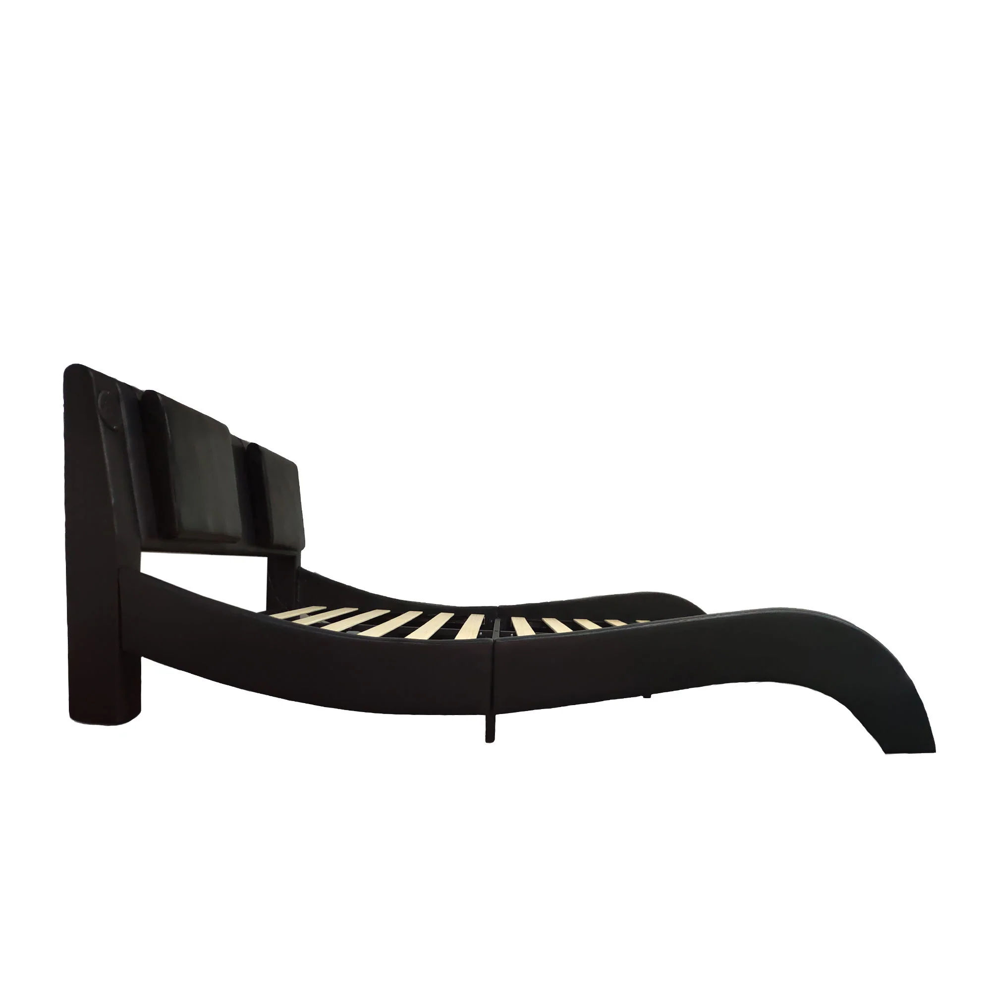 Platform Bed Frame With LED Lighting, tooth Music, Vibration Massage - Image 18