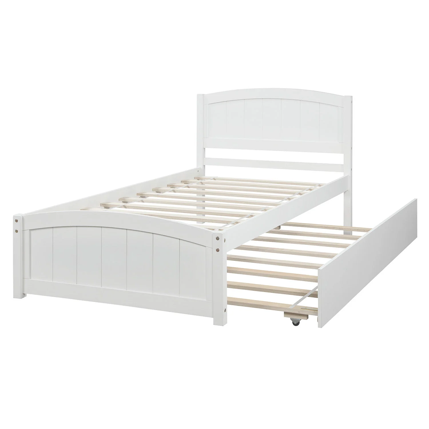 Platform Bed & Headboard, Footboard And Wood Slat Support - Image 14