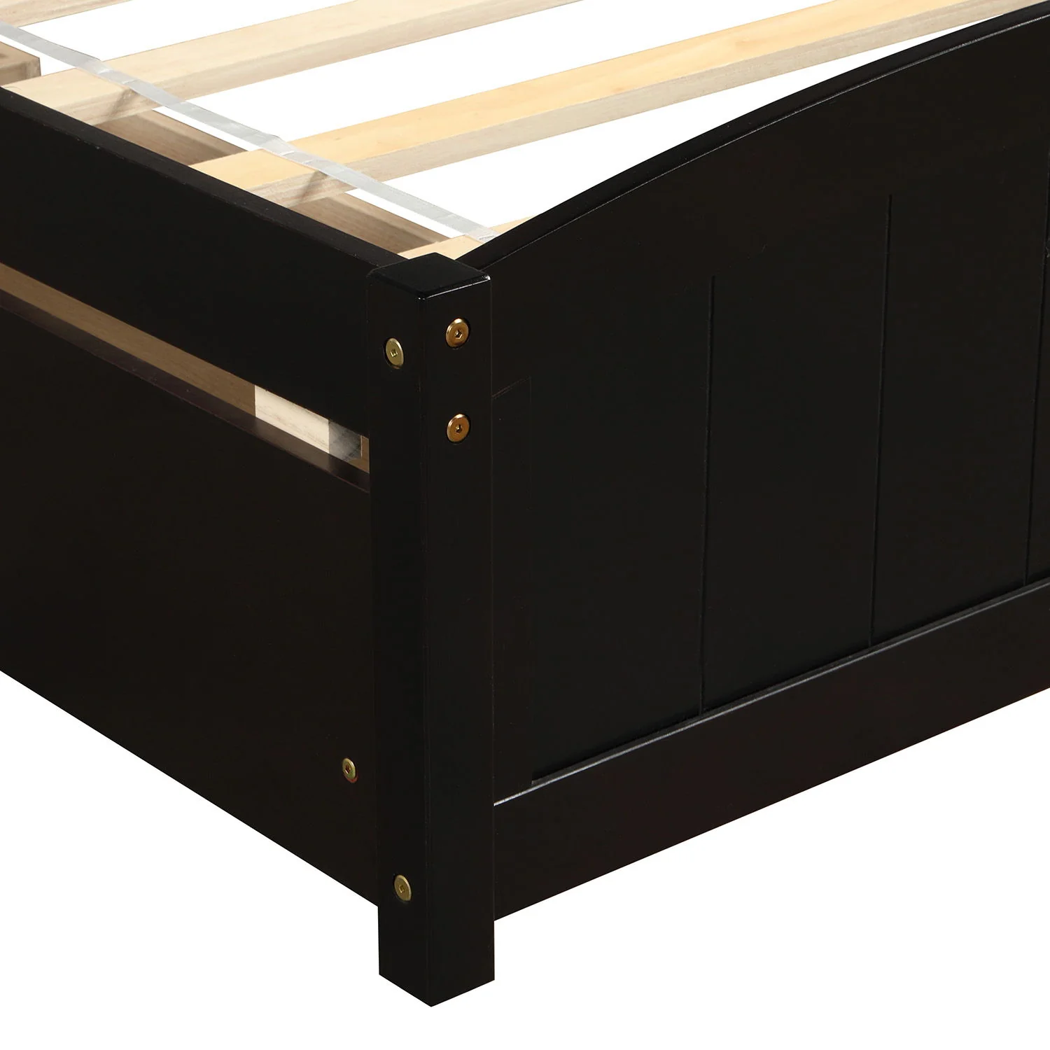 Platform Bed & Headboard, Footboard And Wood Slat Support - Image 65