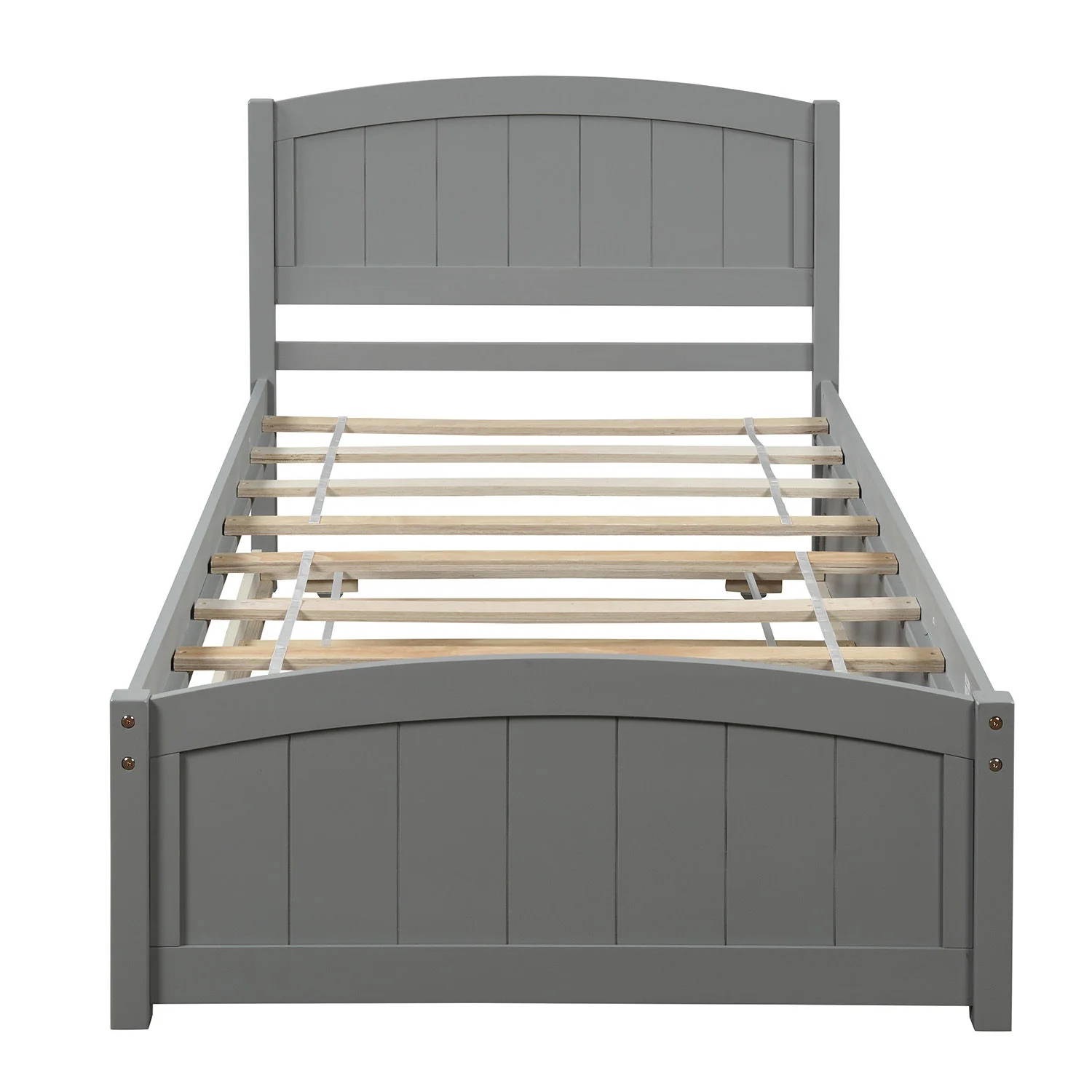 Platform Bed & Headboard, Footboard And Wood Slat Support - Image 77