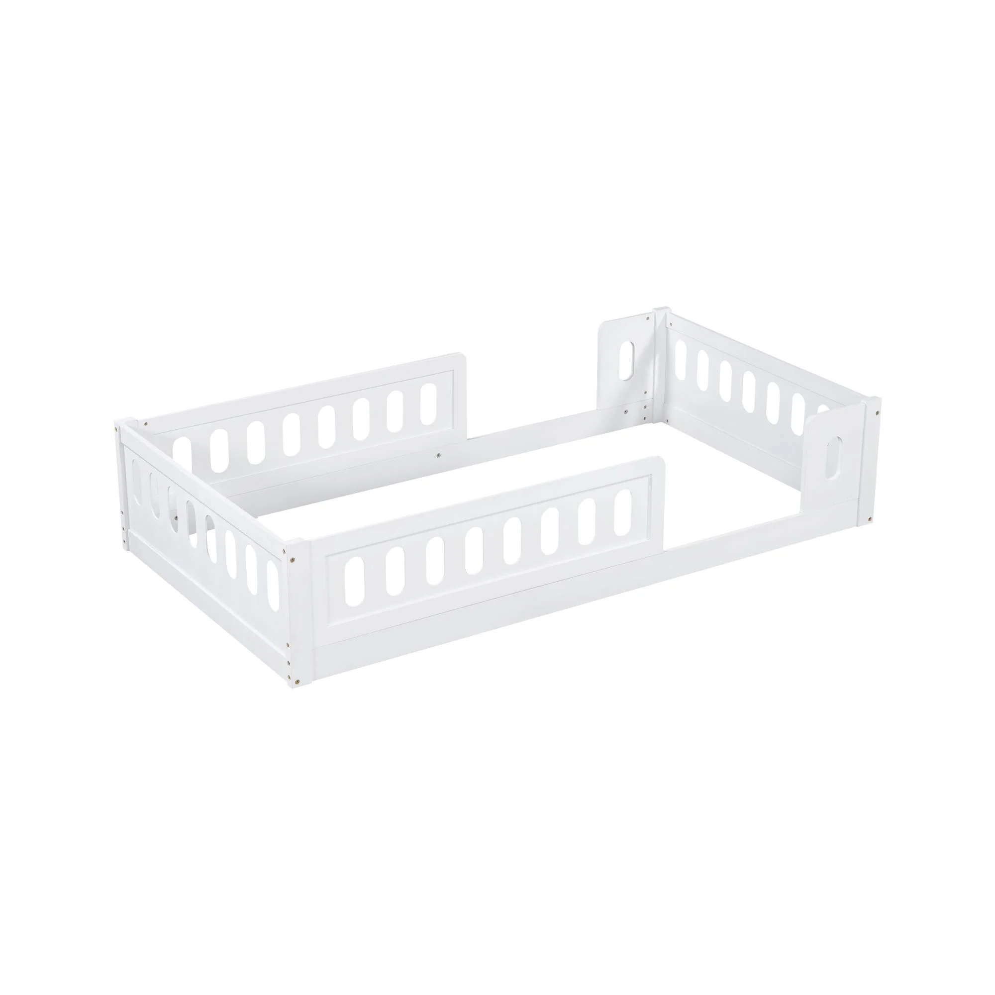 Platform Bed With Guardrail - Image 28