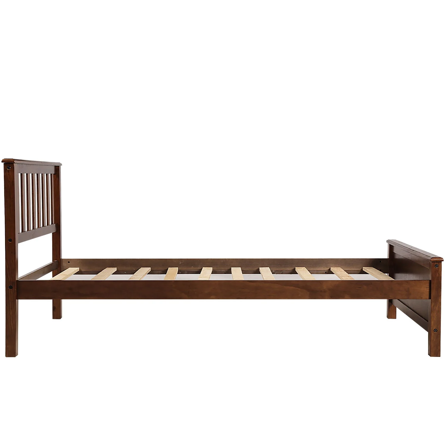 Platform Bed With Headboard, Footboard And Wood Slat Support - Image 5