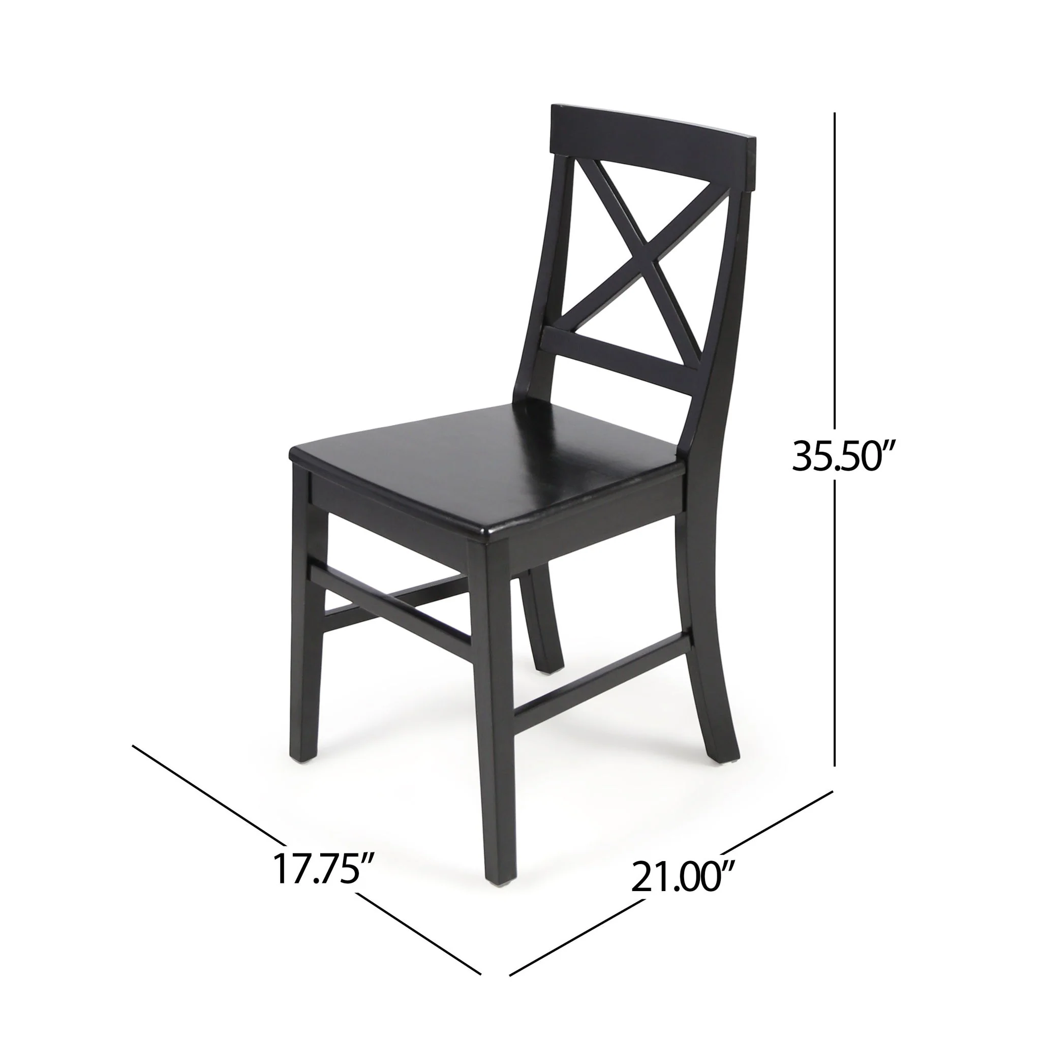 Plethora - Dining Chair With X Shaped Back (Set of 2) - Image 21