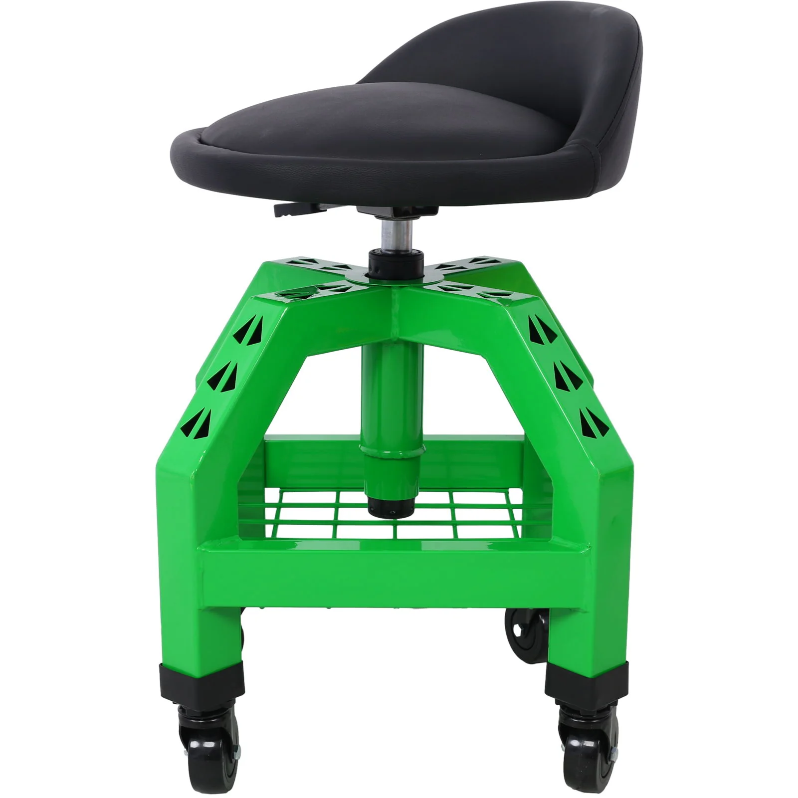 Pneumatic 360 Degree Swivel Stool, Mechanics Rolling Creeper Seat, Heavy Duty Rolling Mechanics Stool, Shop Stool With Casters - Image 7
