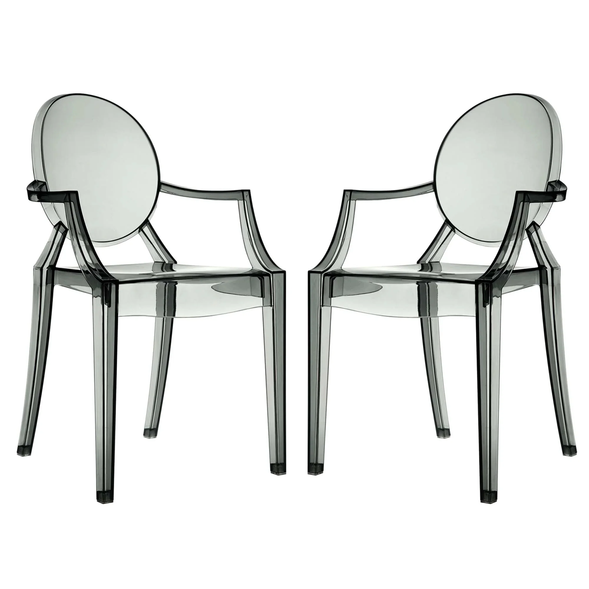 Polycarbonate Dining Armchair Set of 2 - Image 13