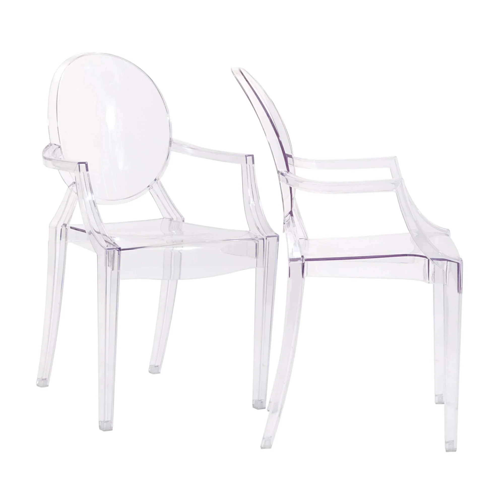 Polycarbonate Dining Armchair Set of 2 - Image 20