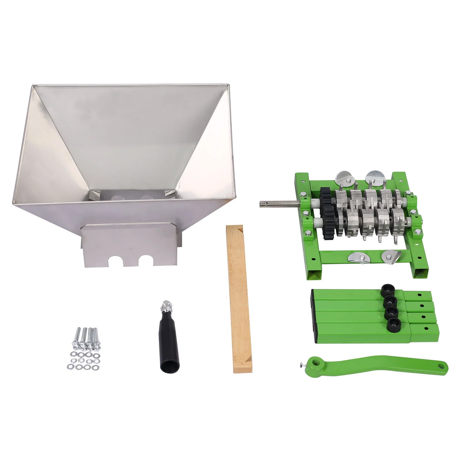 Portable 7L Manual Juicer Grinder For Hard Fruits - Green - Image 8