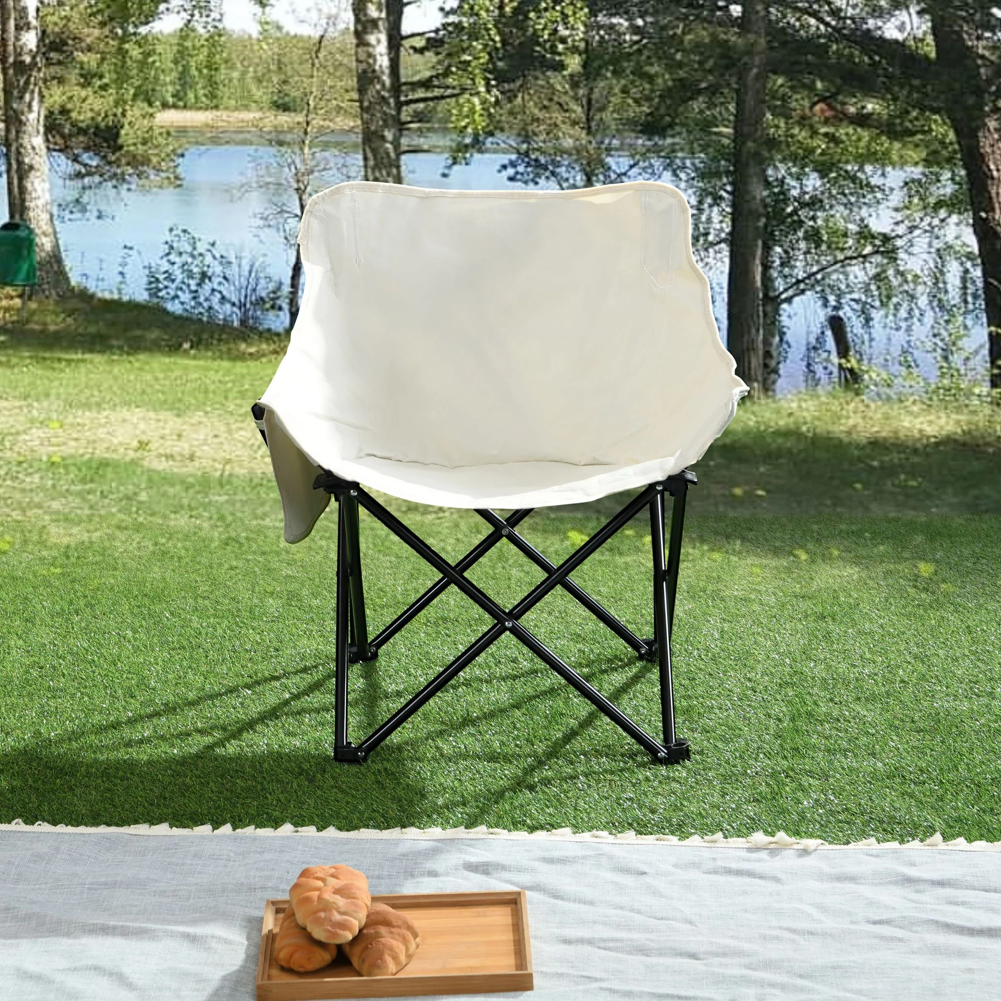 Portable Folding Camping Chairs With Carry Bag (Set of 2) - Image 10