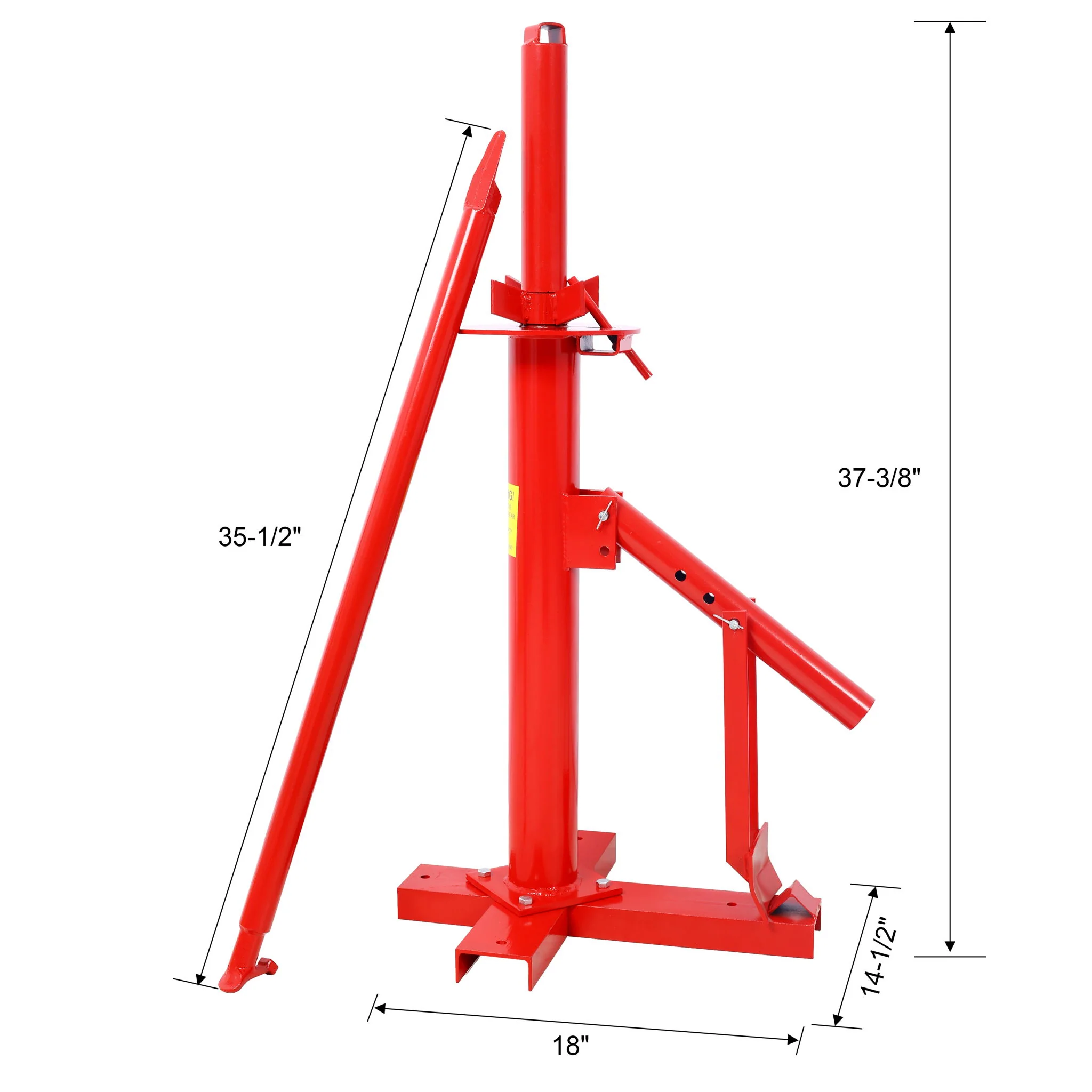 Portable Manual Tire Changer Tool For Durable Design For Car Truck Garage - Red - Image 9