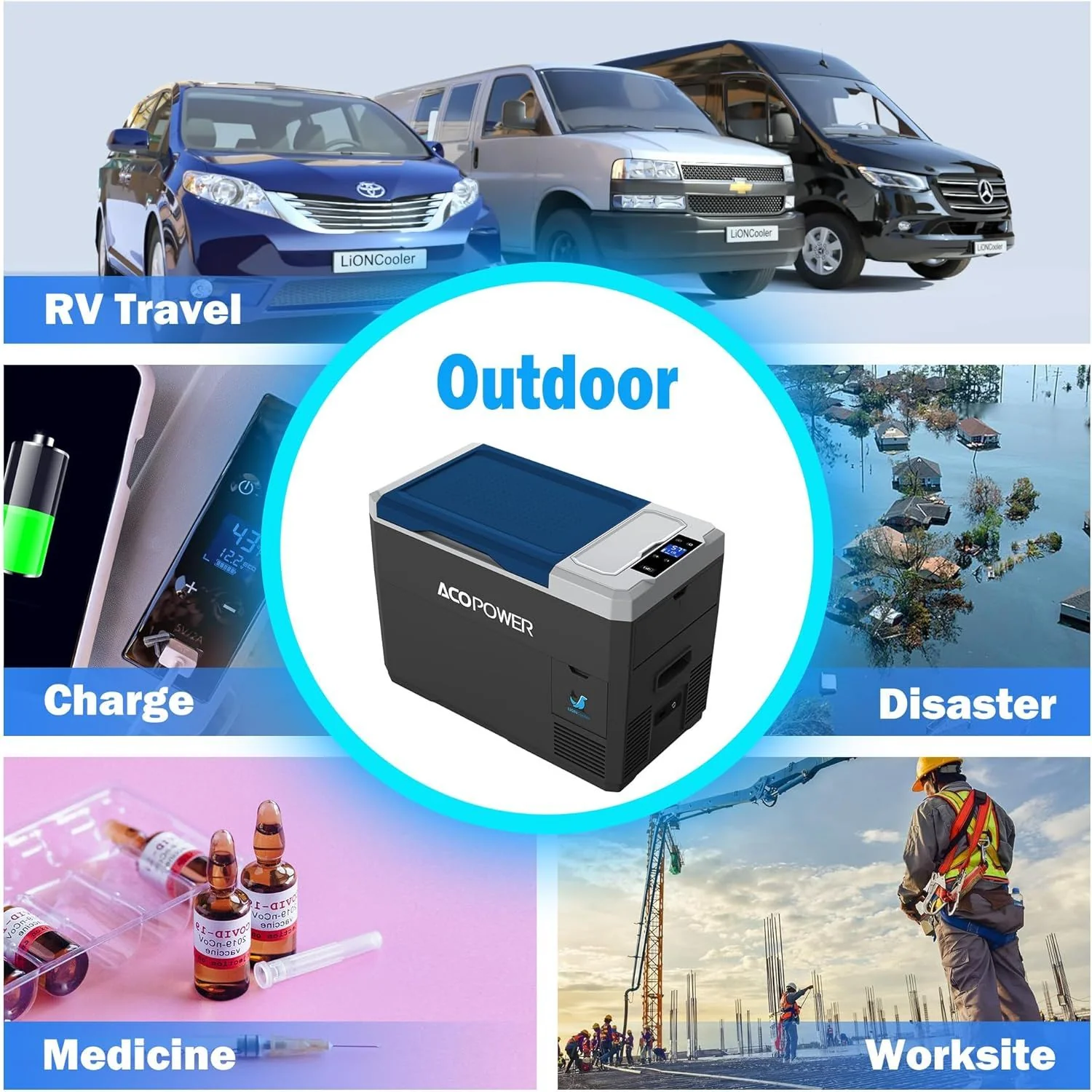 Portable Refrigerator, Car Freezer With App Control, 12V, 45W Low Noice Cooler For Rv, Boat - Image 10