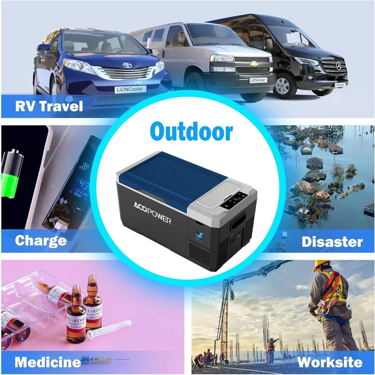Portable Refrigerator, Car Freezer With App Control, 12V, 45W Low Noice Cooler For Rv, Boat - Image 11