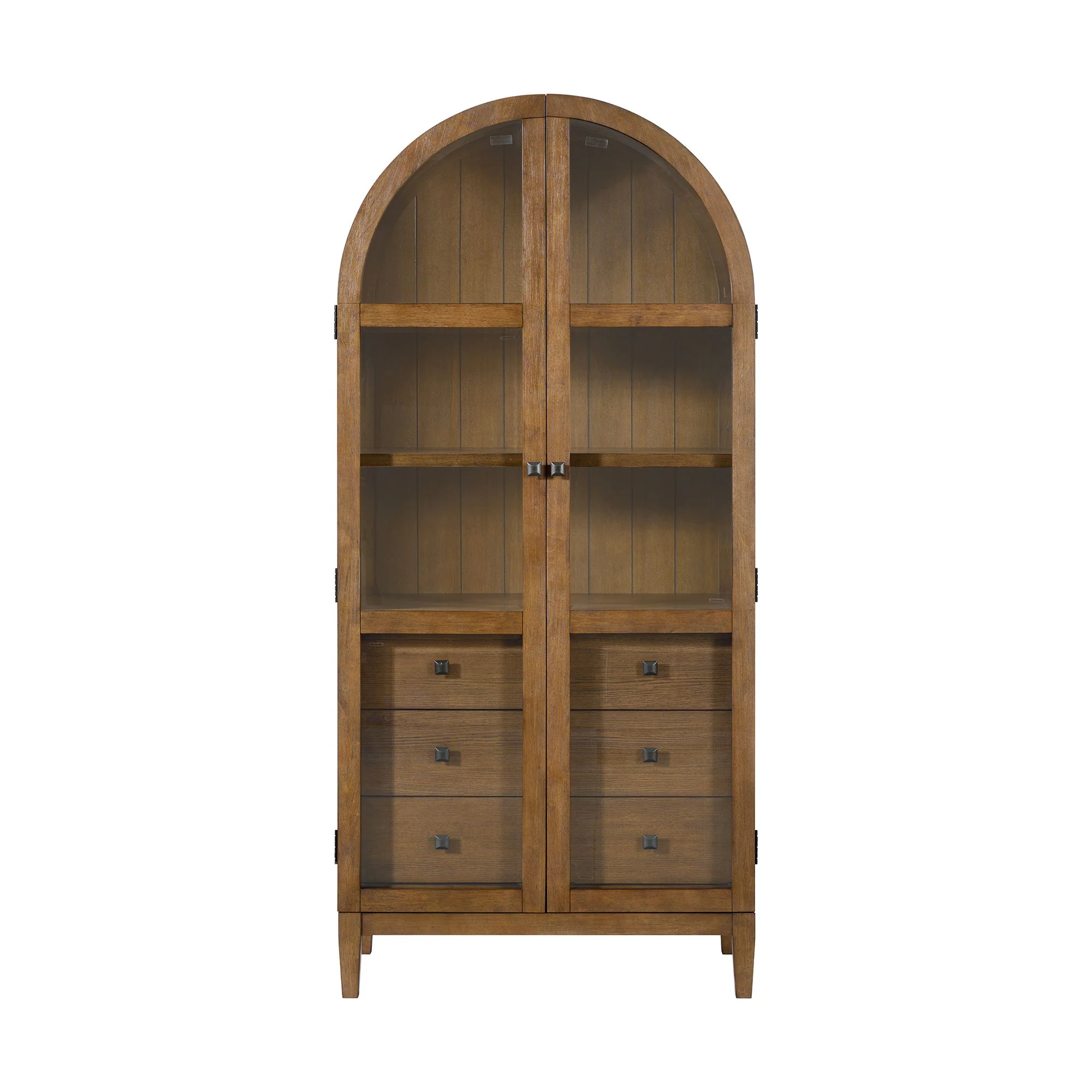 Portico - Display Cabinet - Brown Oak - Image 7