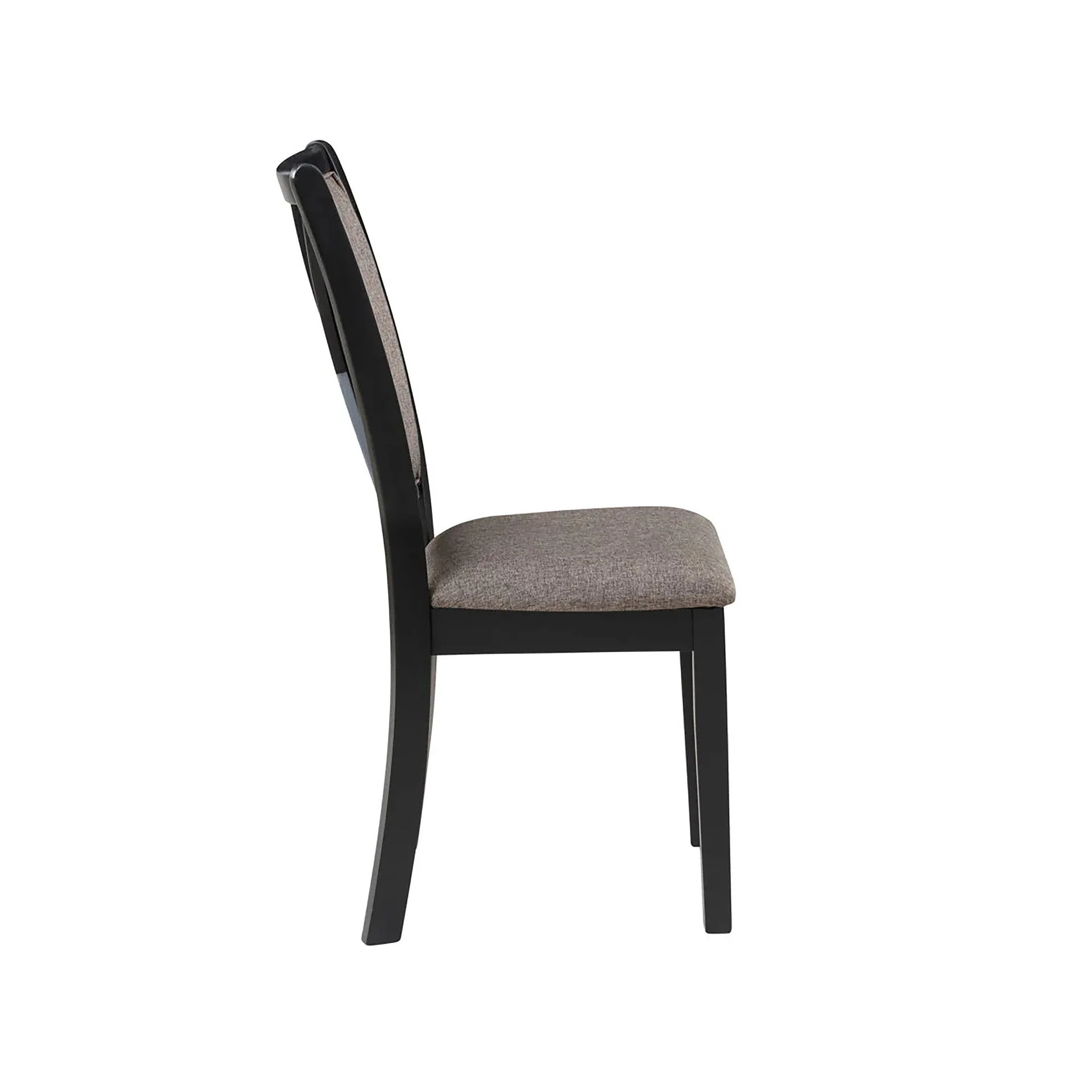 Potomac - 5 Piece Round Dining Set (Table & 4 Chairs) - Brown / Black - Image 9