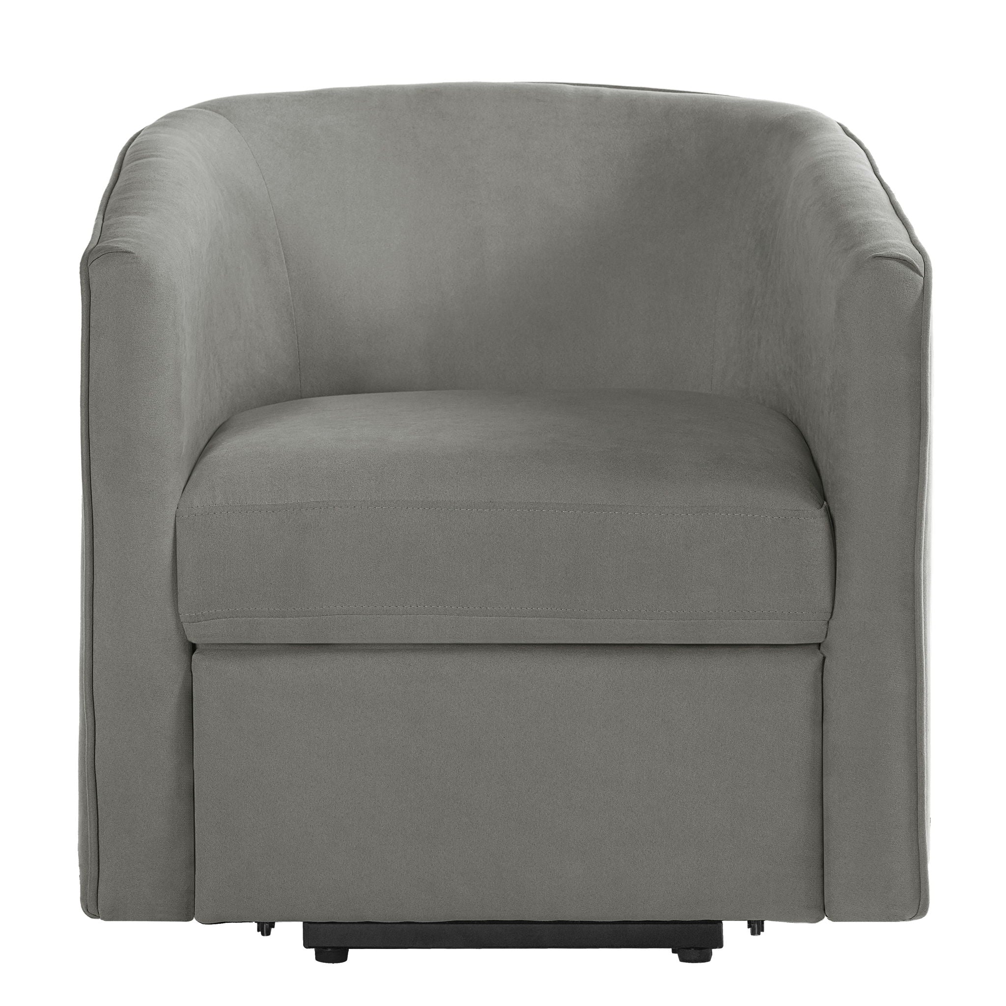 Power Lift Recliner Barrel Shape Reclining Chair With Footrest And Side Pocket - Image 3